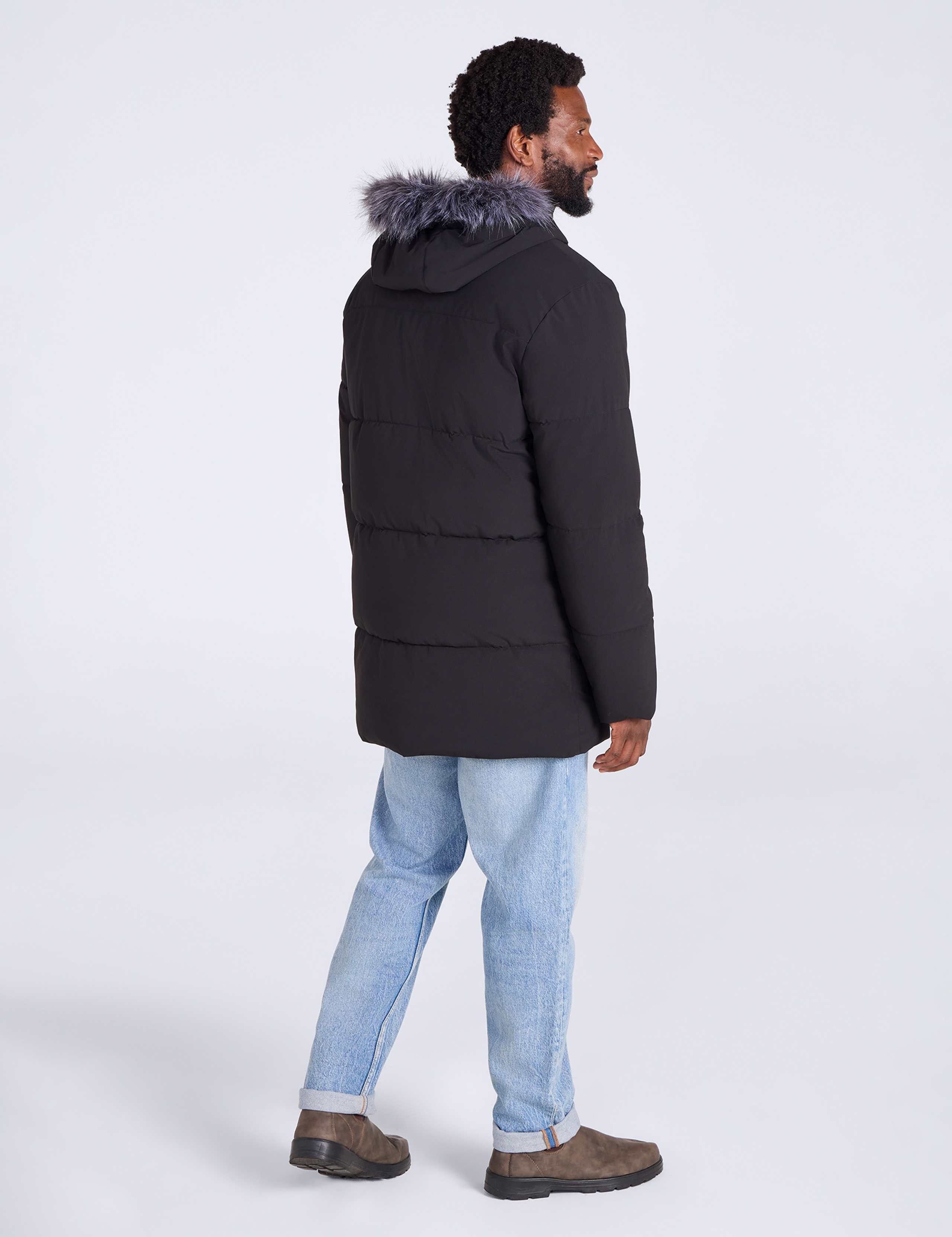 Water Resistant Padded Hooded Parka Jacket 5 of 8