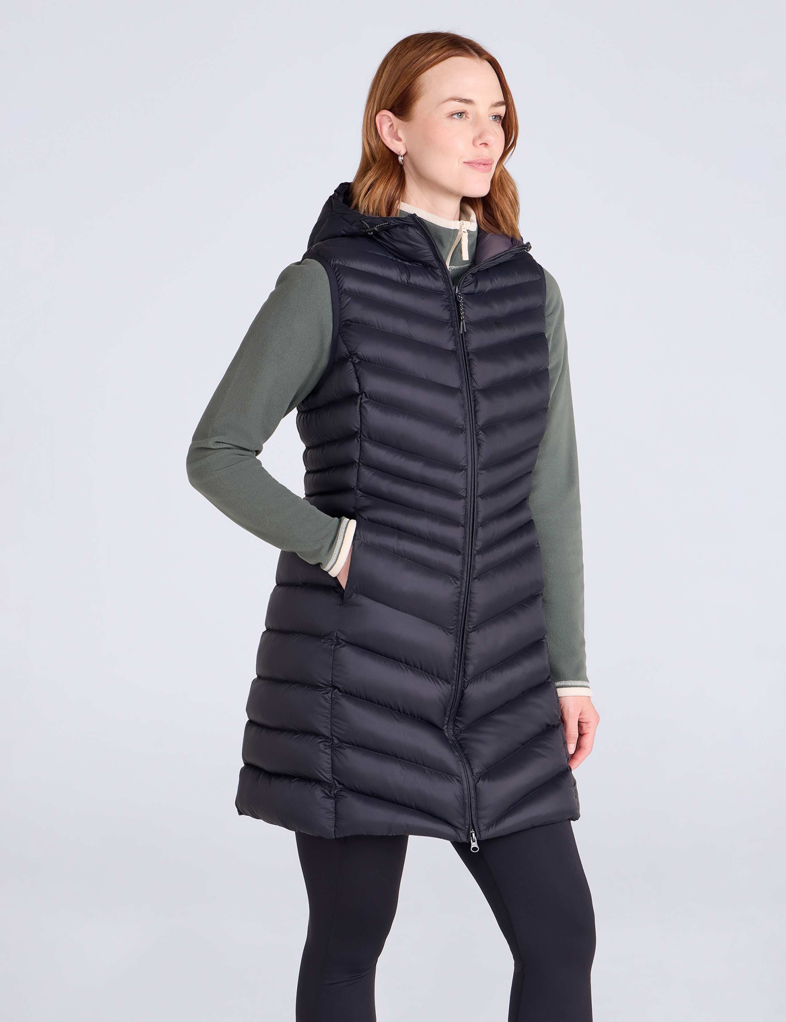 Florence Padded Long Gilet 1 of 6