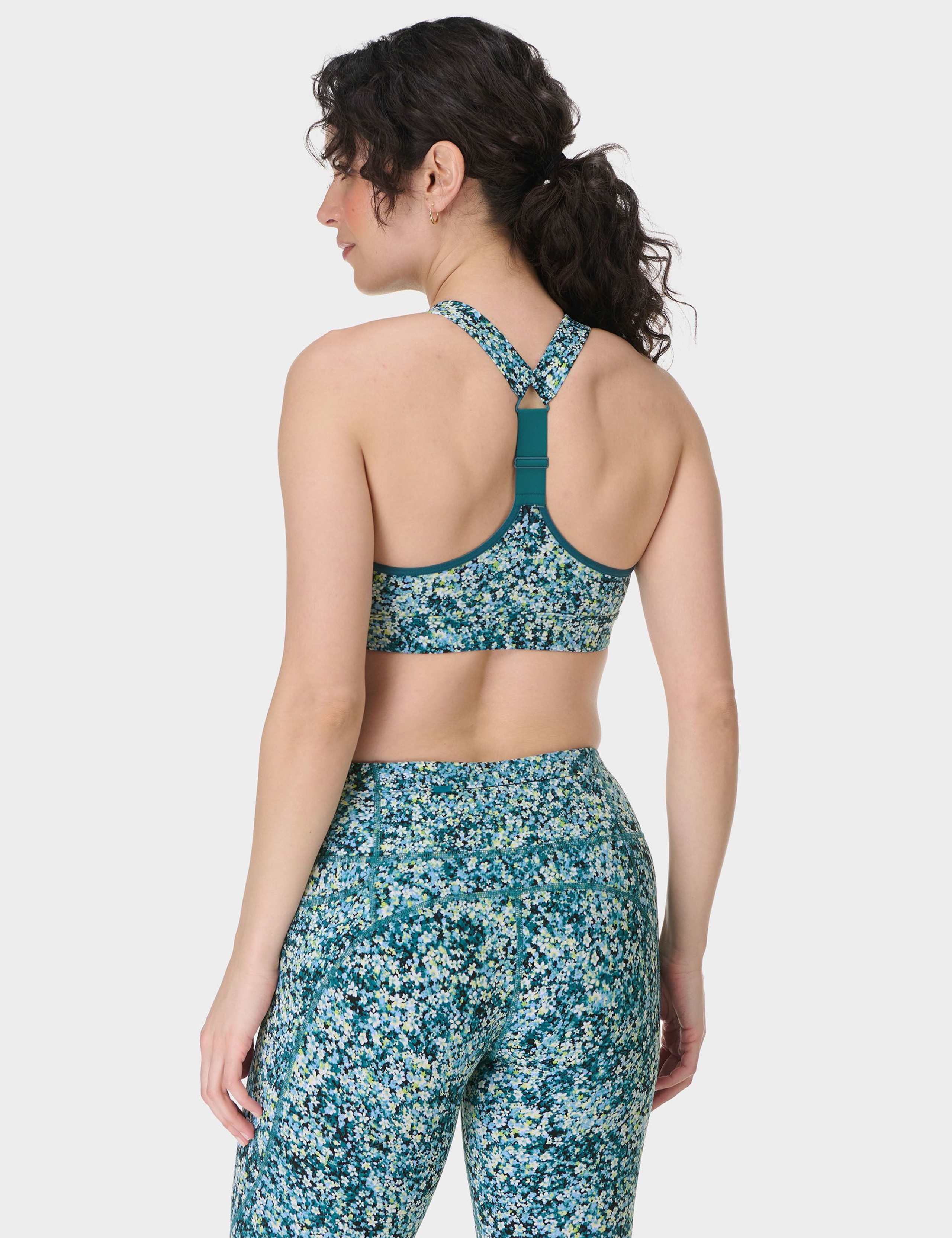 Power Floral Total Support Sports Bra 4 of 7