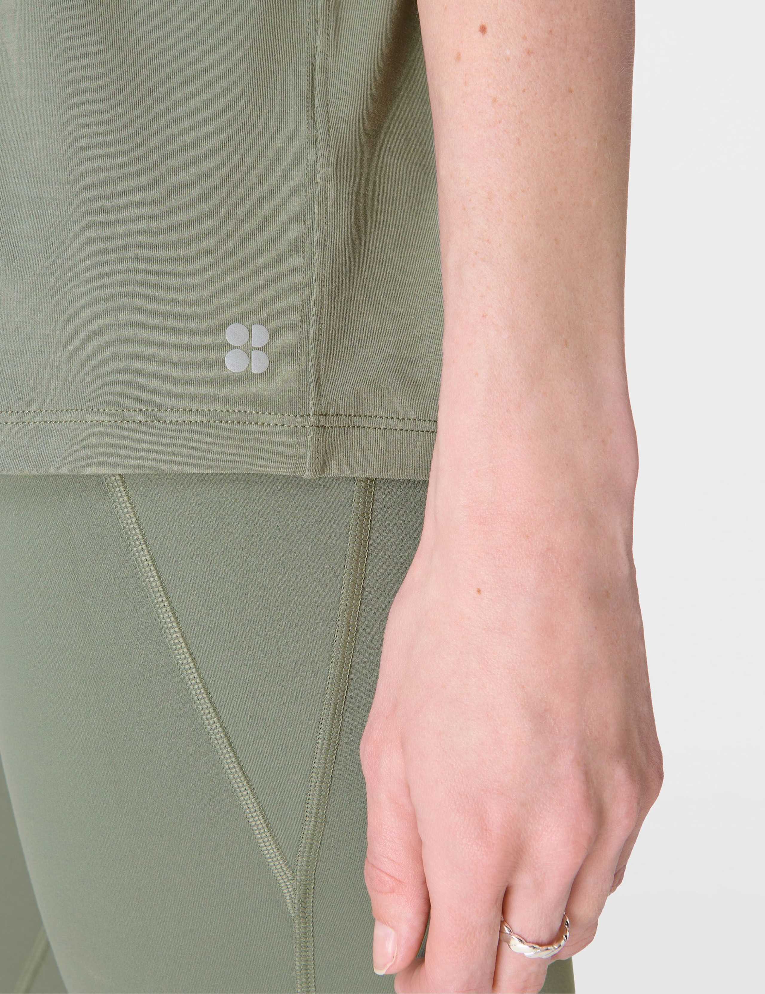 Soft Flow Studio Open Back Yoga T-Shirt 7 of 8
