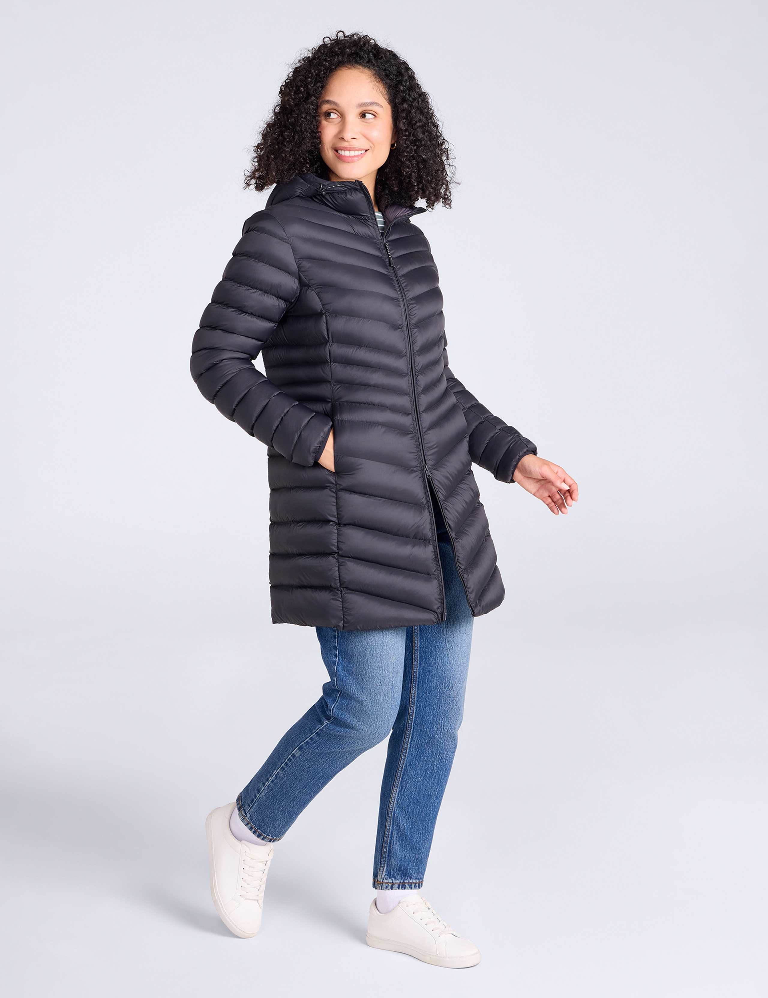 Florence Padded Hooded Longline Jacket 3 of 6