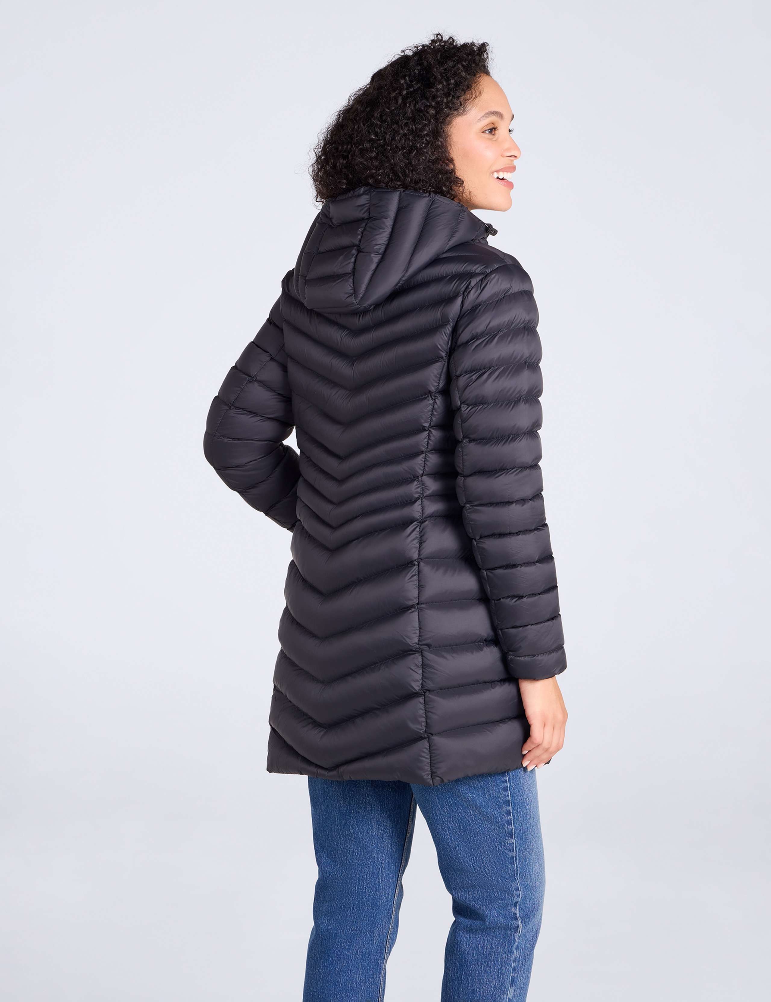Florence Padded Hooded Longline Jacket 6 of 6
