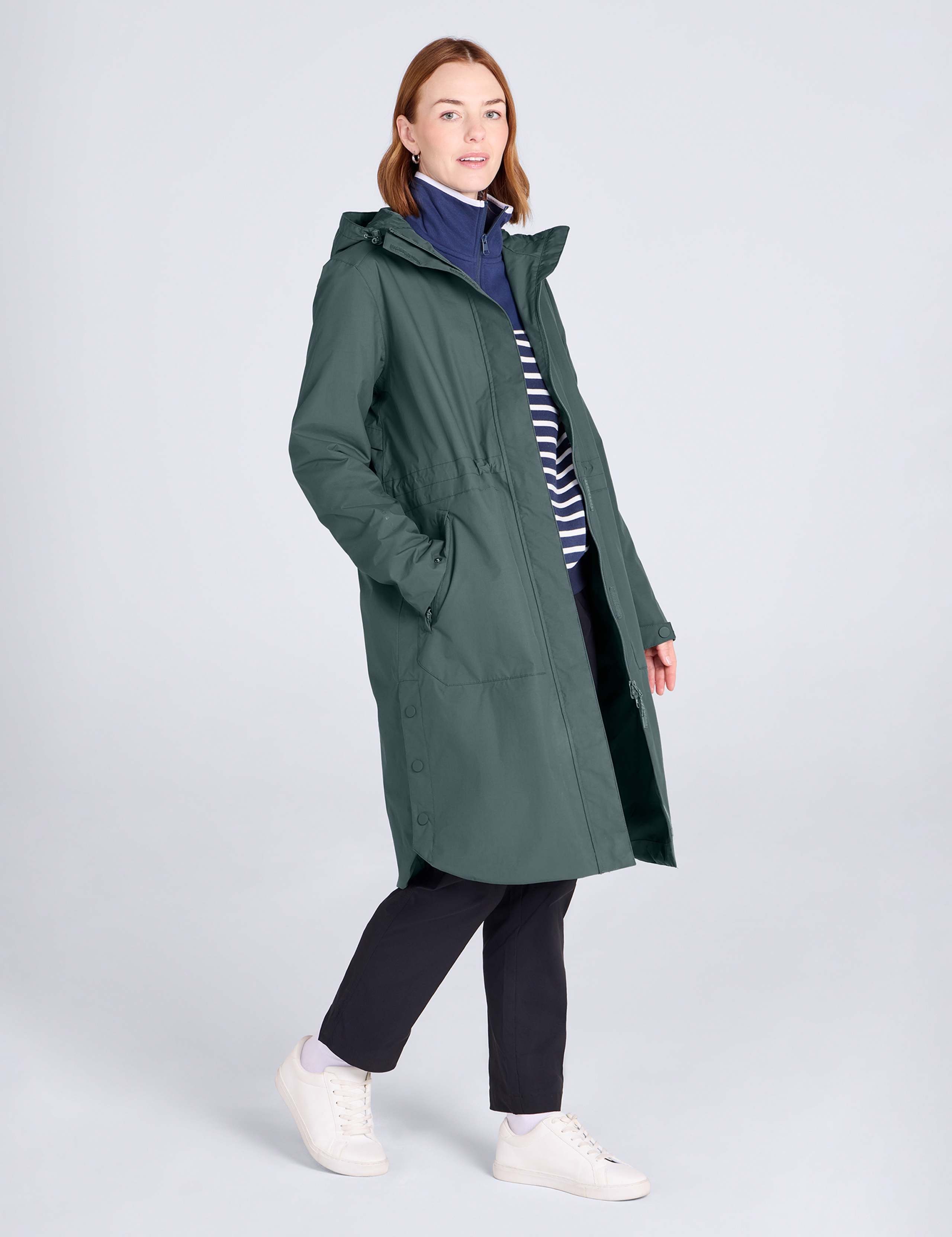 Waterproof Hooded Rain Jacket 1 of 6