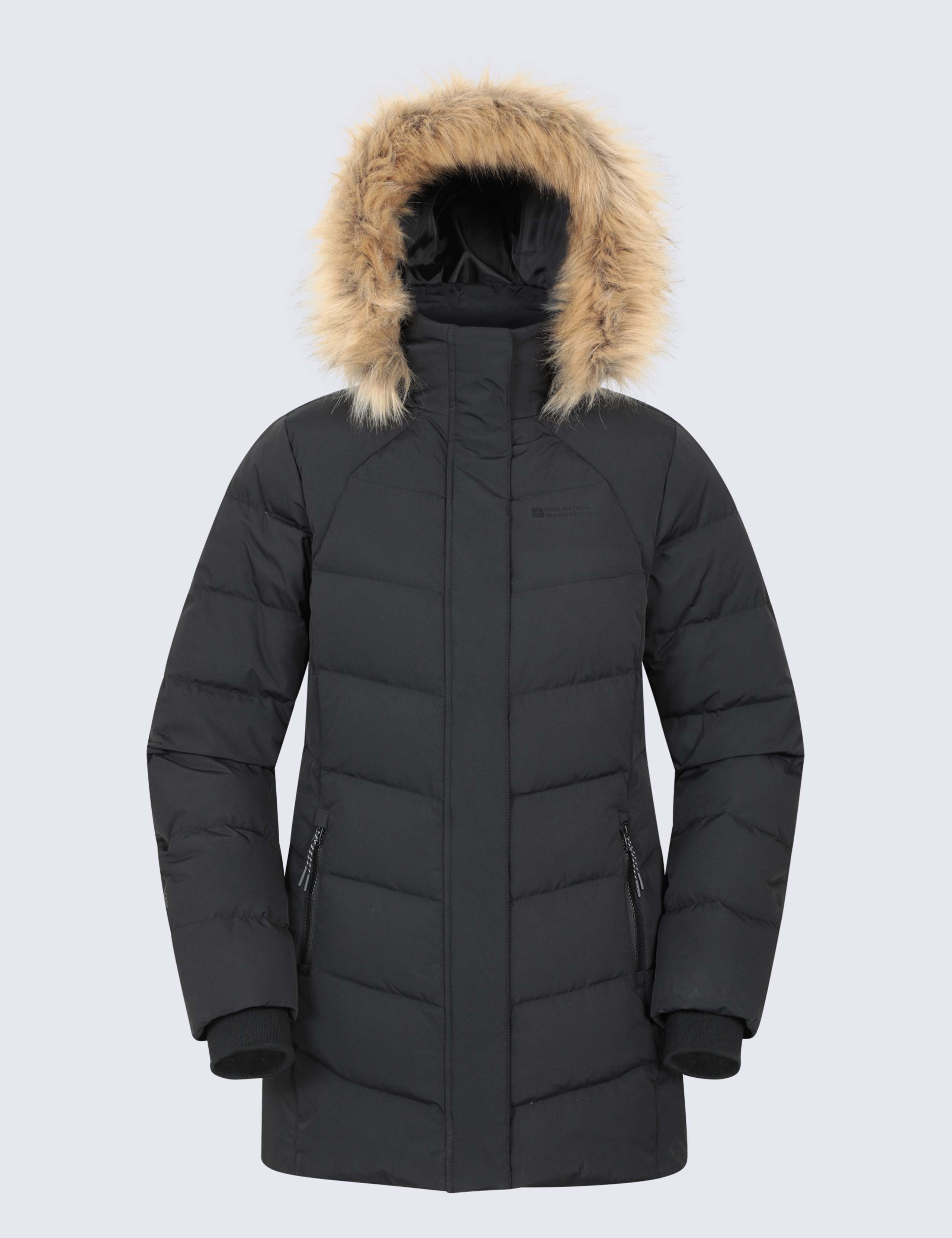 Isla II Down Faux Fur Trim Longline Jacket 2 of 8