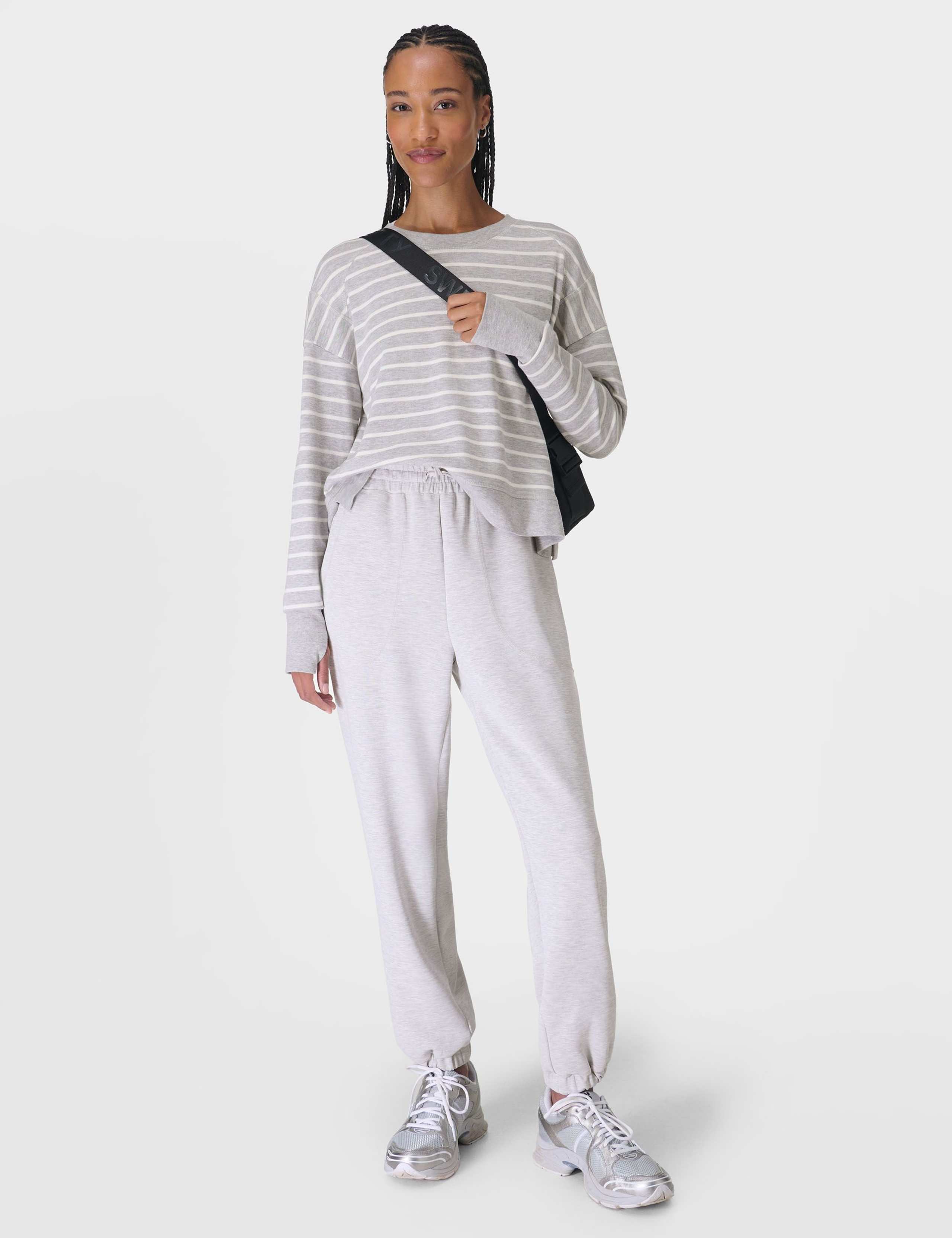 After Class Cotton Modal Crop Sweatshirt 3 of 8