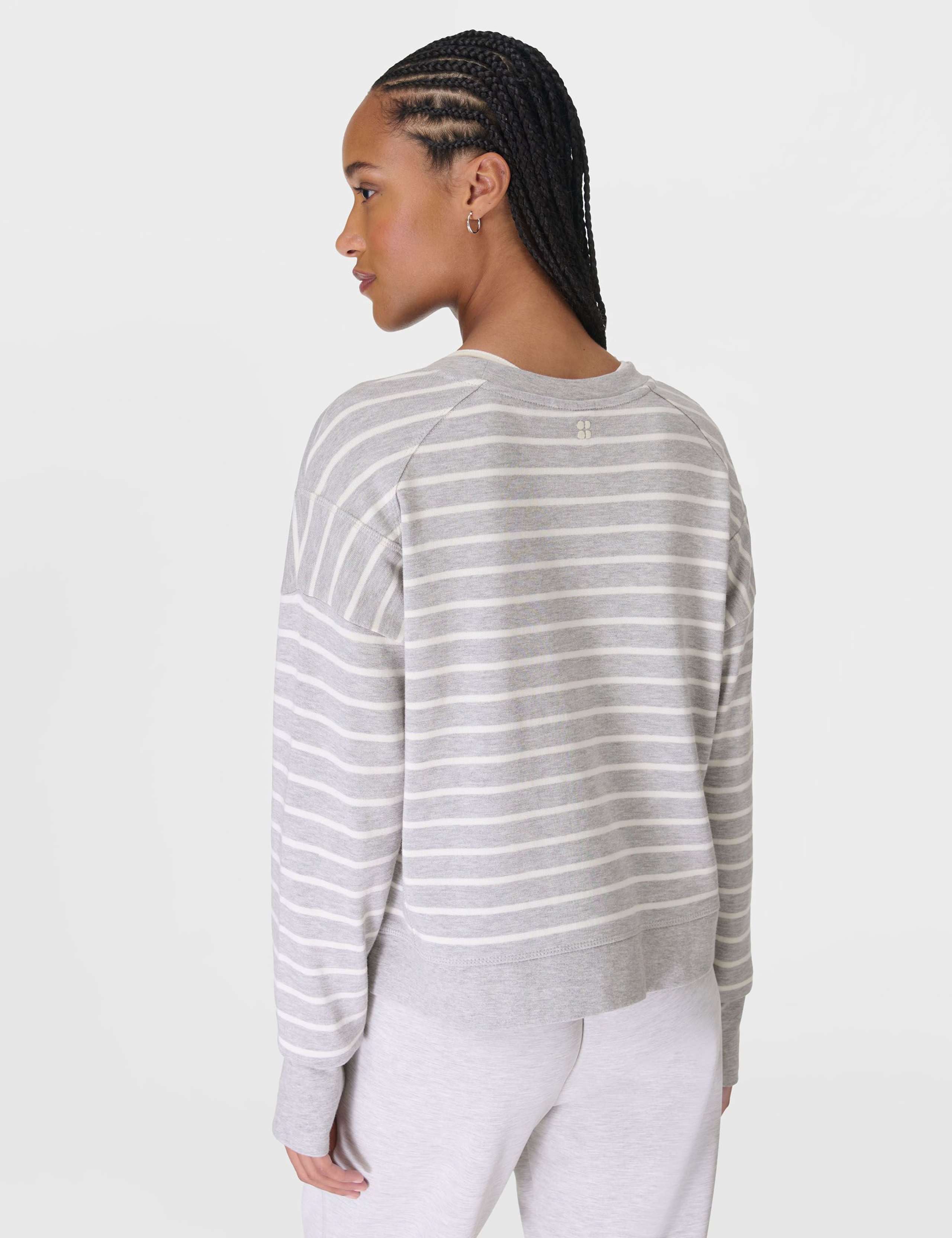 After Class Cotton Modal Crop Sweatshirt 5 of 8