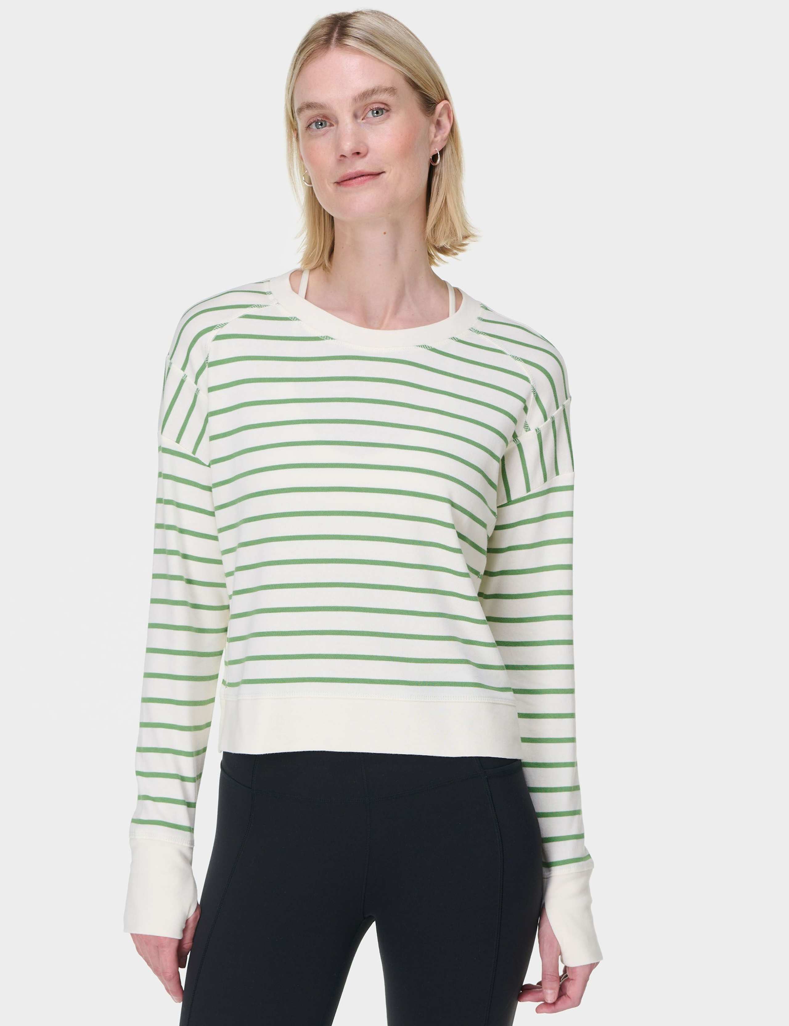 After Class Cotton Modal Crop Sweatshirt 1 of 7