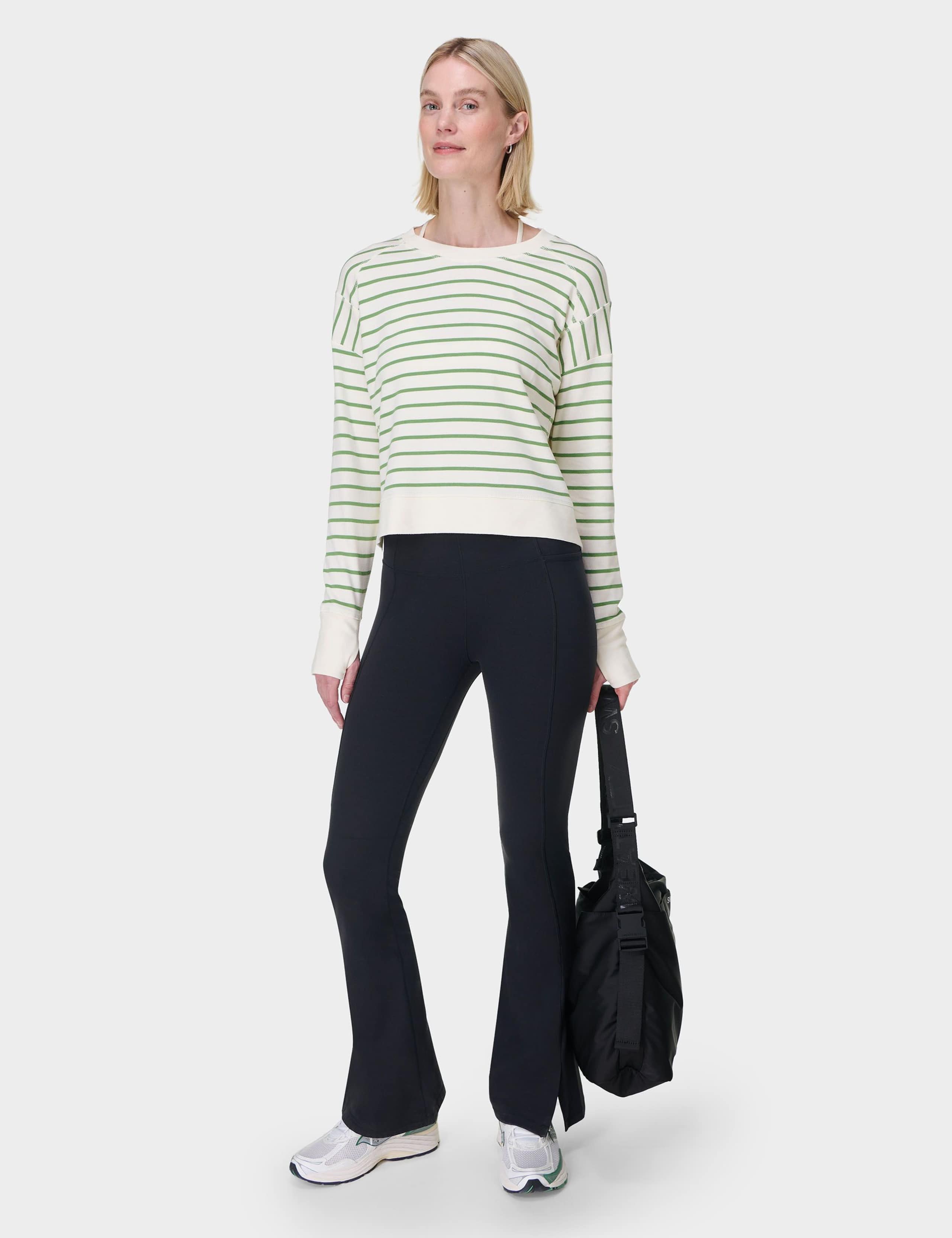 After Class Cotton Modal Crop Sweatshirt 4 of 7