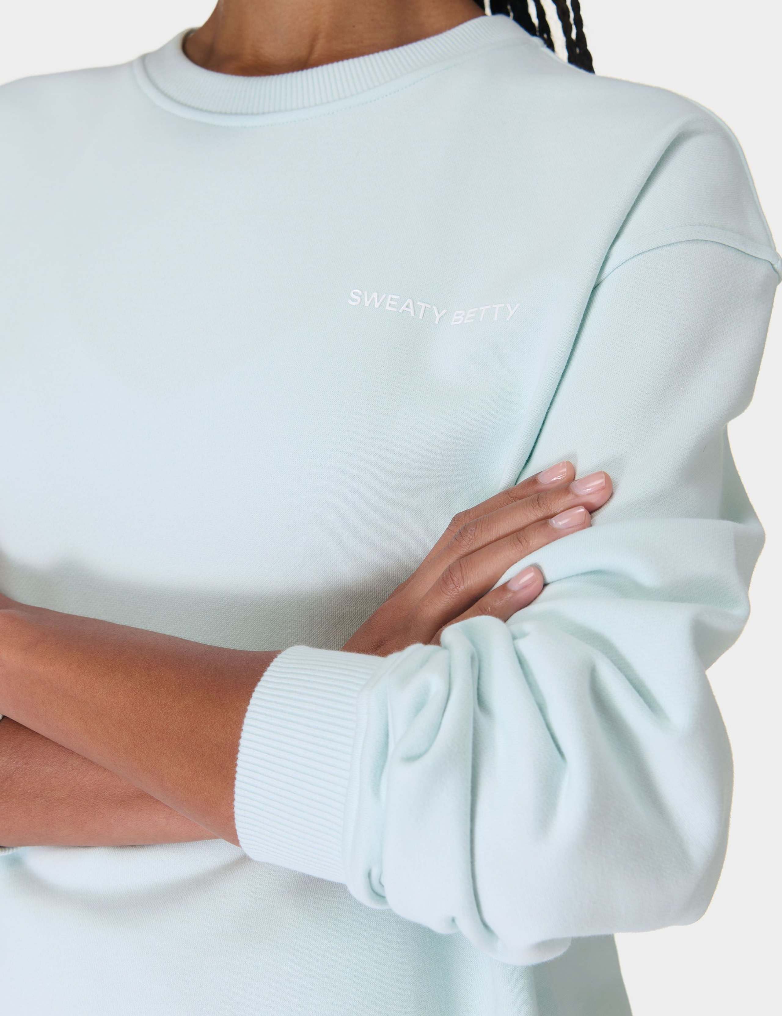 Revive Cotton Rich Crew Neck Sweatshirt 6 of 7
