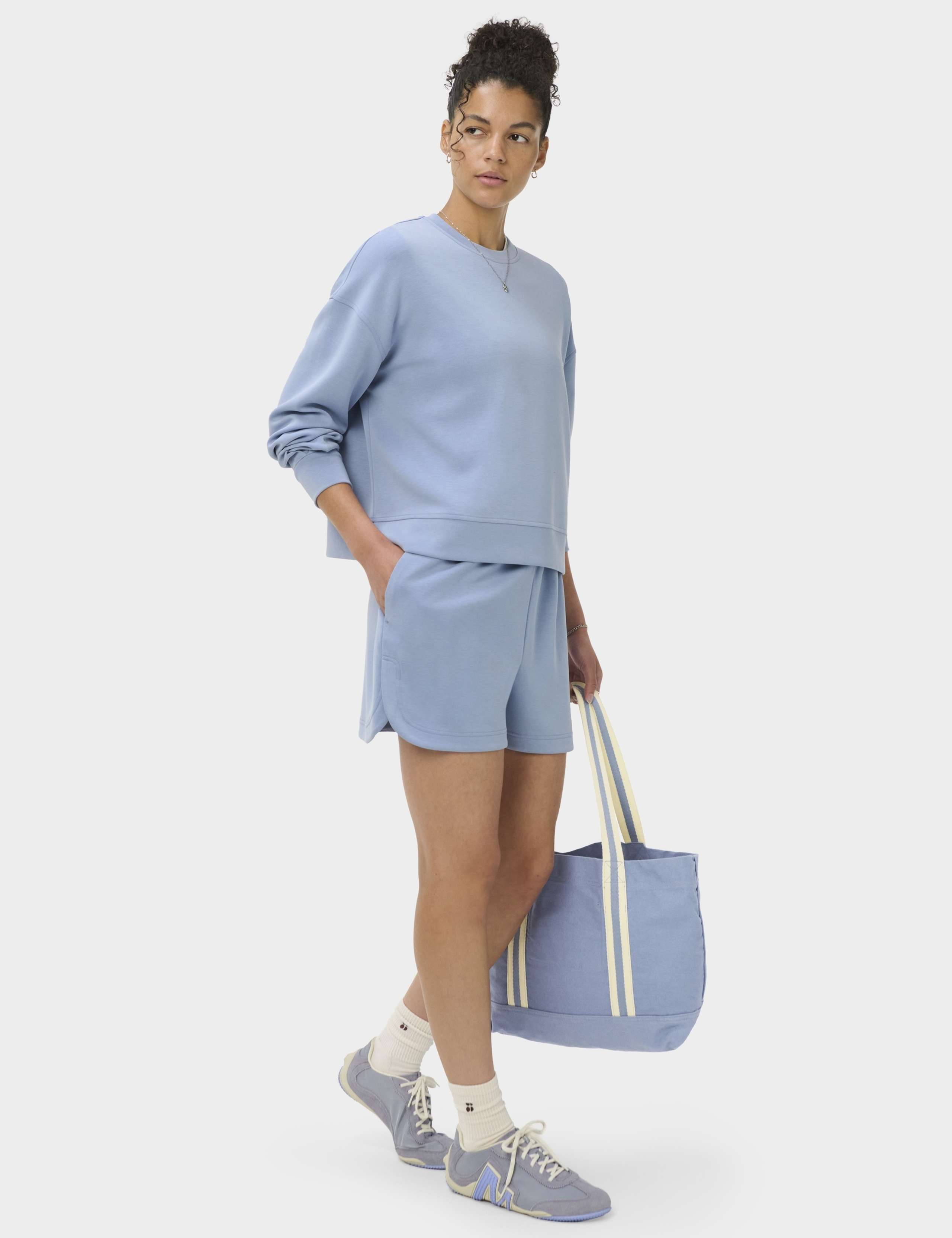 Sand Wash CloudWeight Modal Blend Sweatshirt 4 of 7