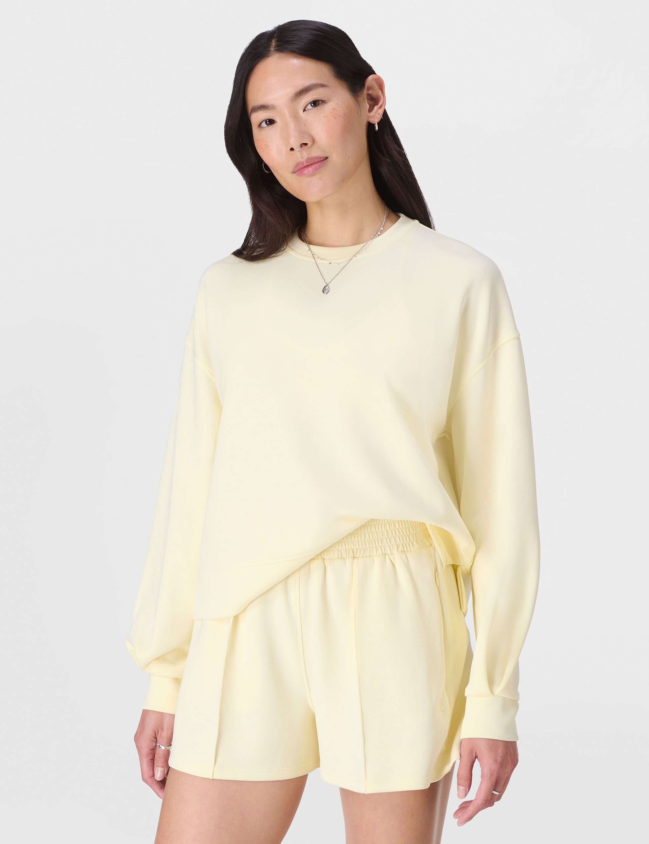 Sand Wash CloudWeight Modal Blend Sweatshirt 1 of 7