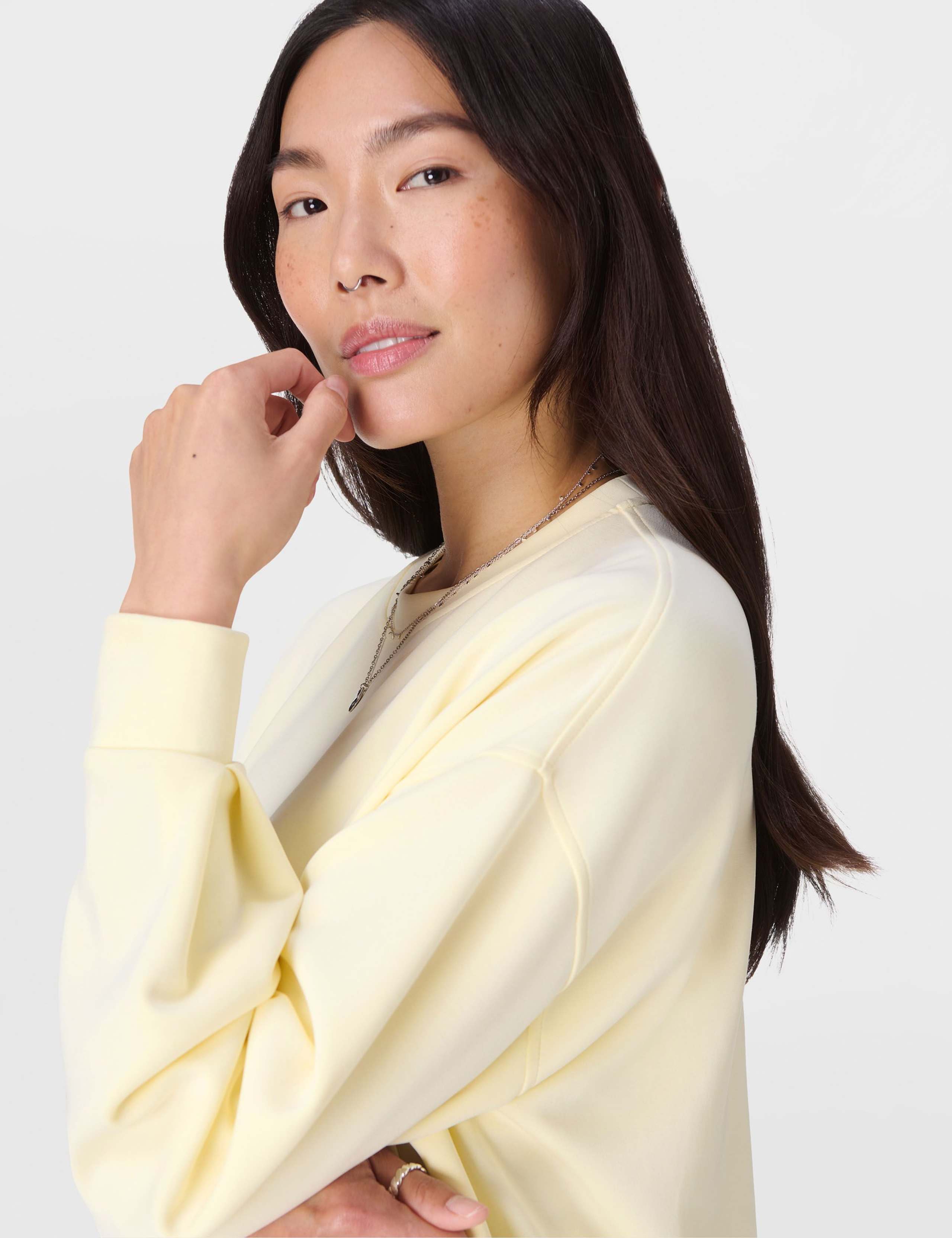 Sand Wash CloudWeight Modal Blend Sweatshirt 5 of 7