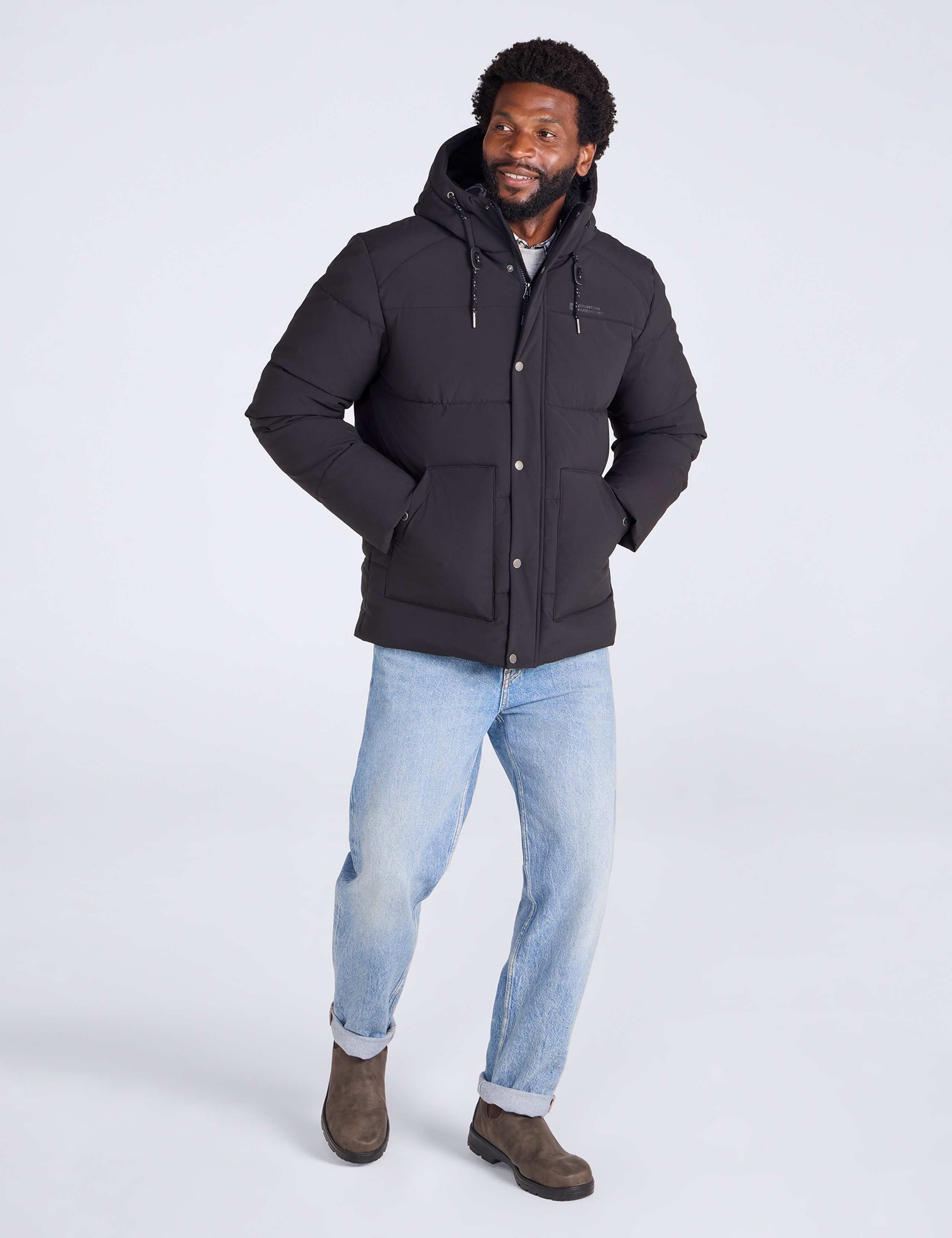 Borg Lined Padded Hooded Jacket 4 of 7