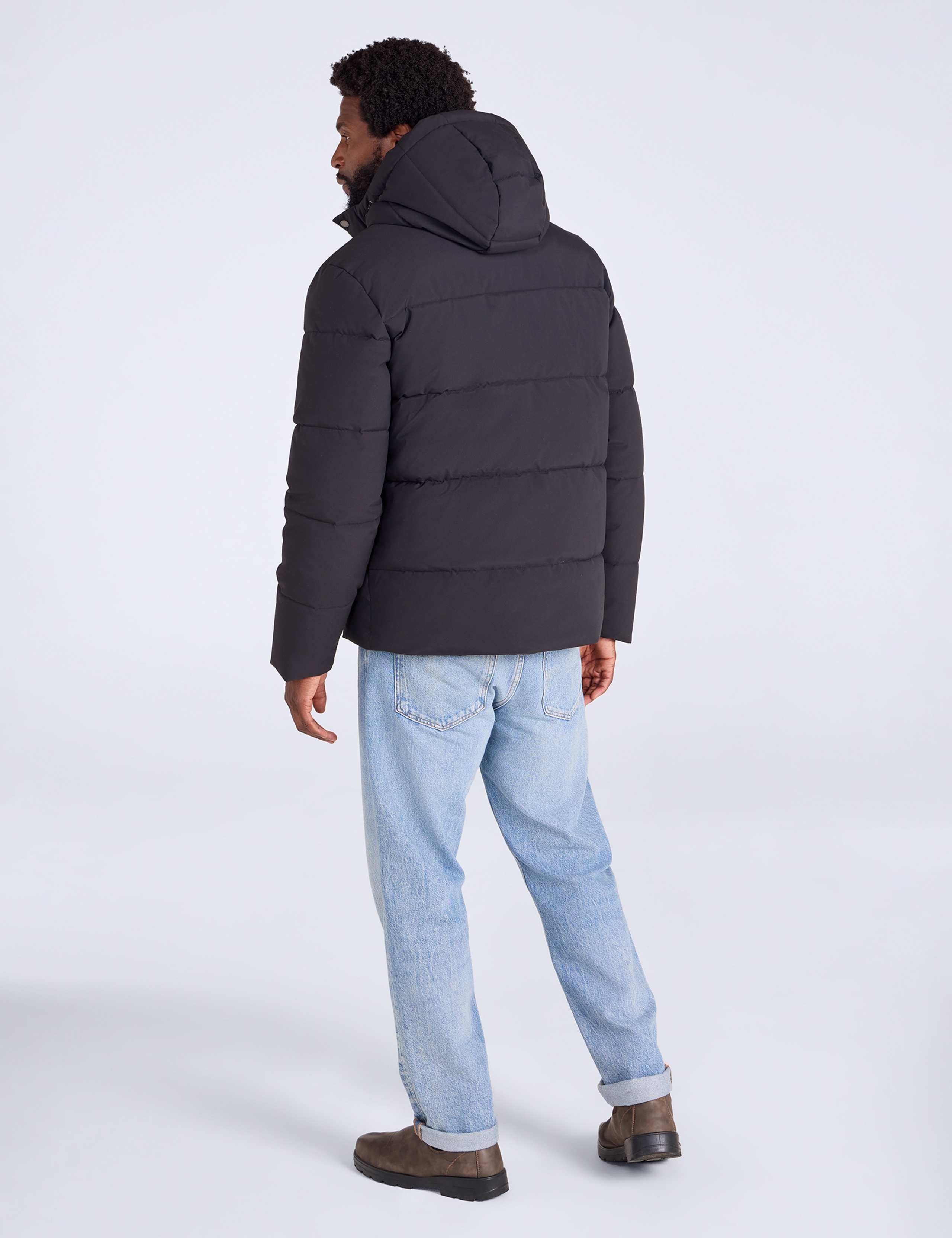 Borg Lined Padded Hooded Jacket 5 of 7