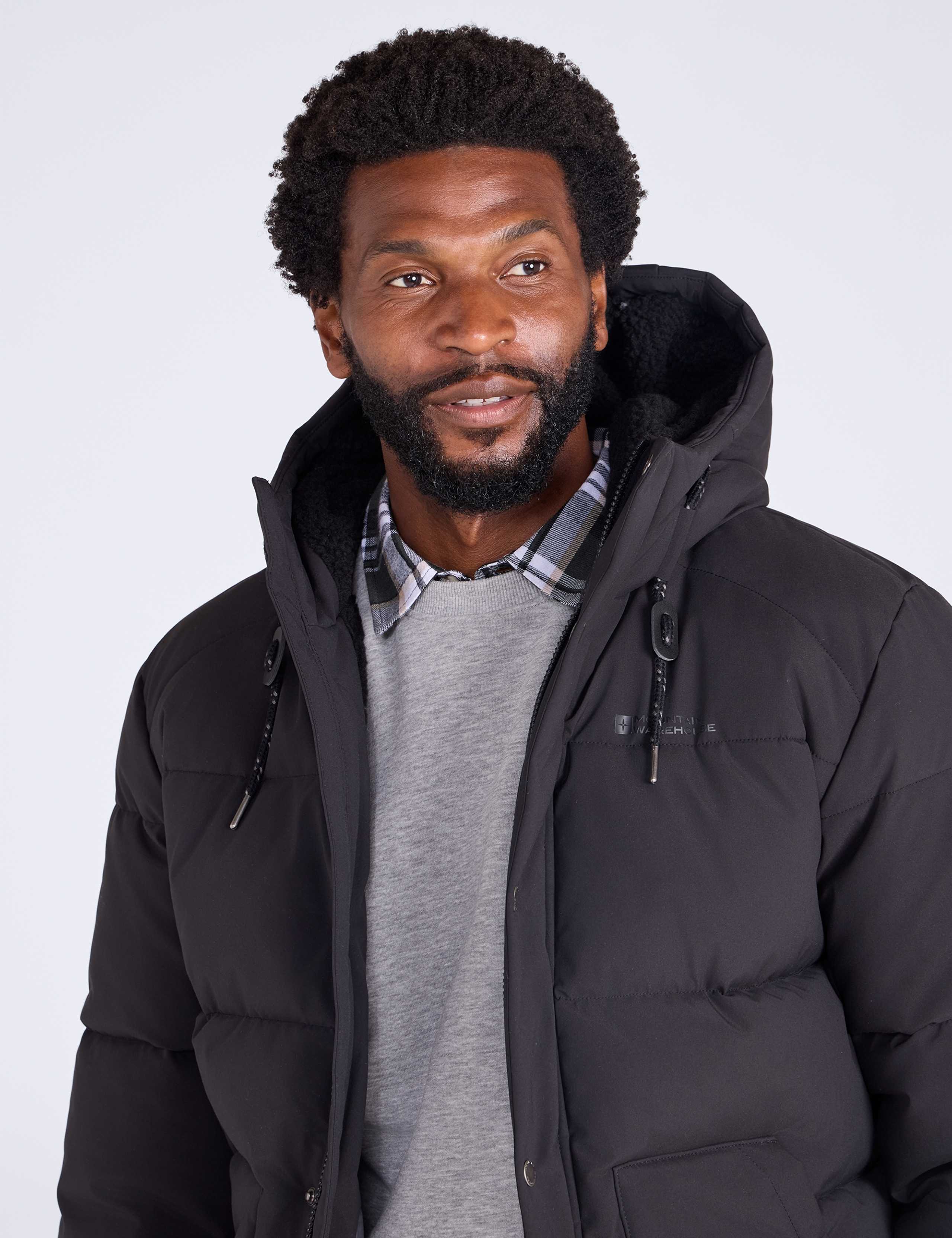 Borg Lined Padded Hooded Jacket 6 of 7