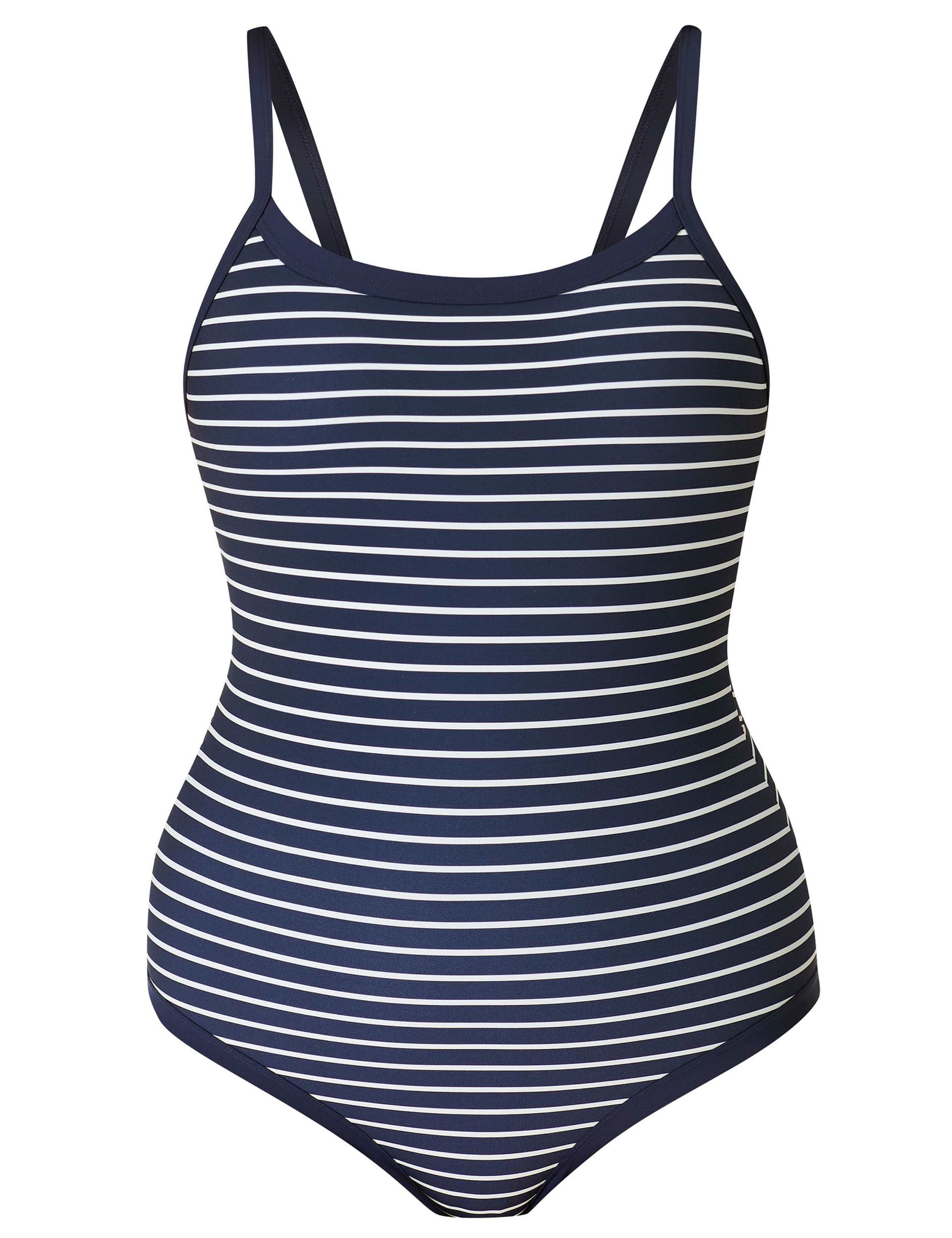 Riviera Striped Scoop Neck Swimsuit 2 of 7
