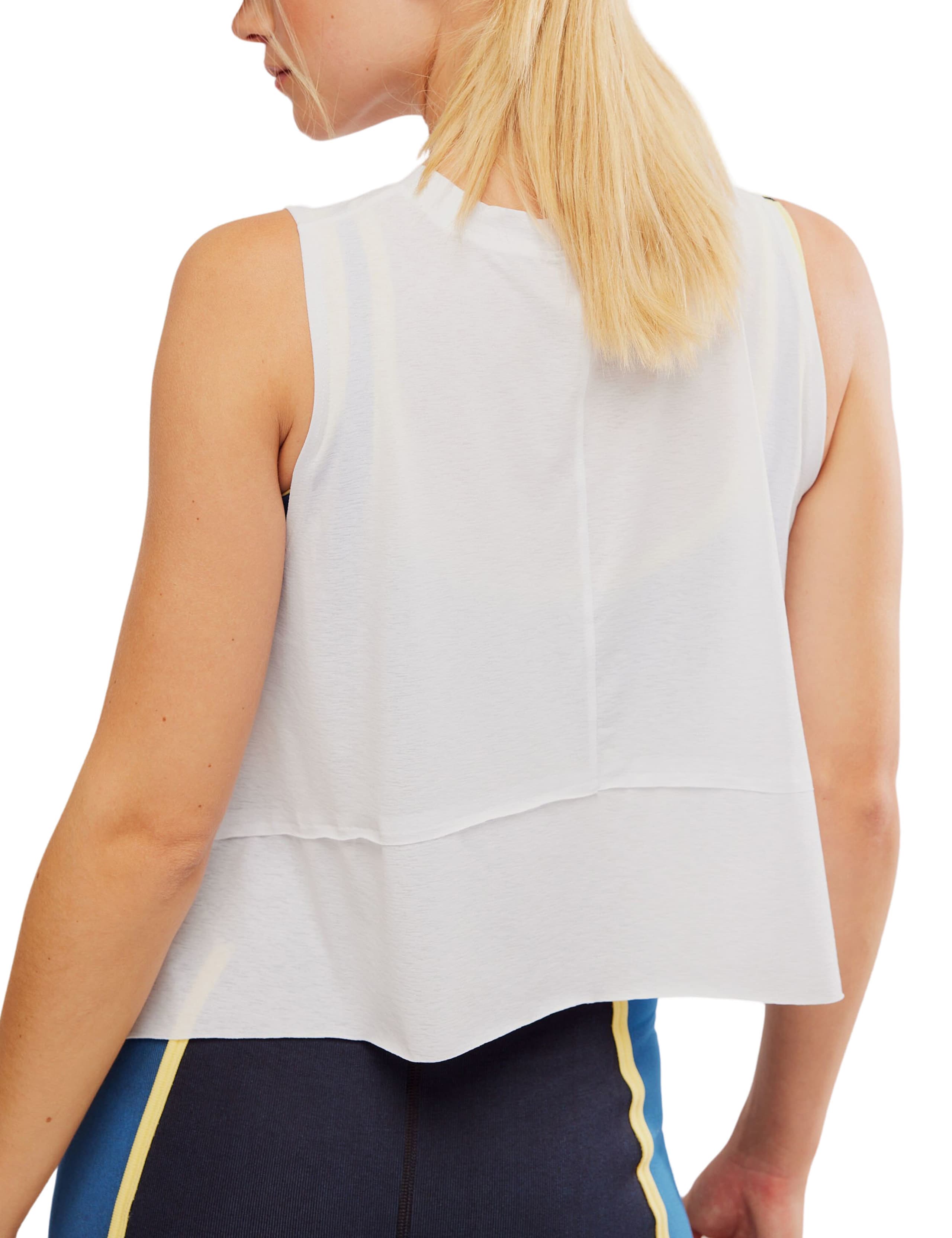 Tempo Crew Neck Relaxed Crop Vest Top 4 of 5