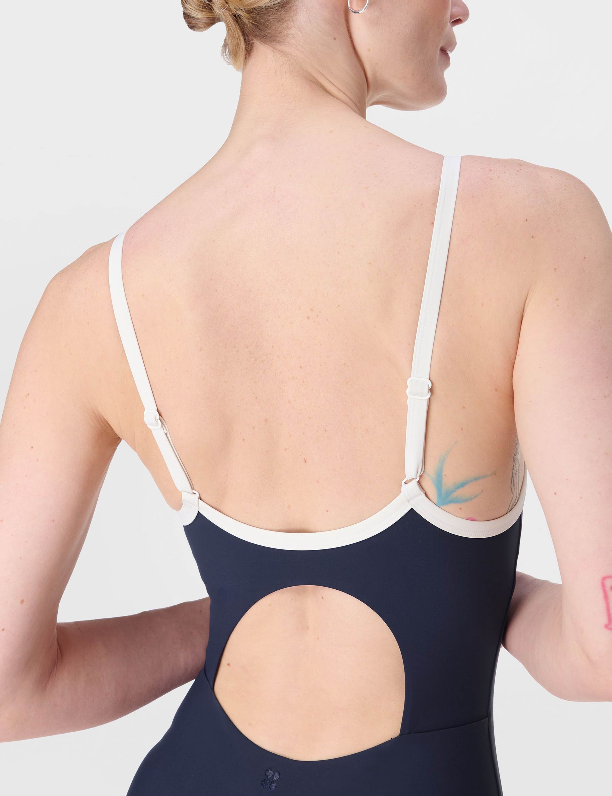 Riviera Contrast Trim Scoop Neck Swimsuit 6 of 8