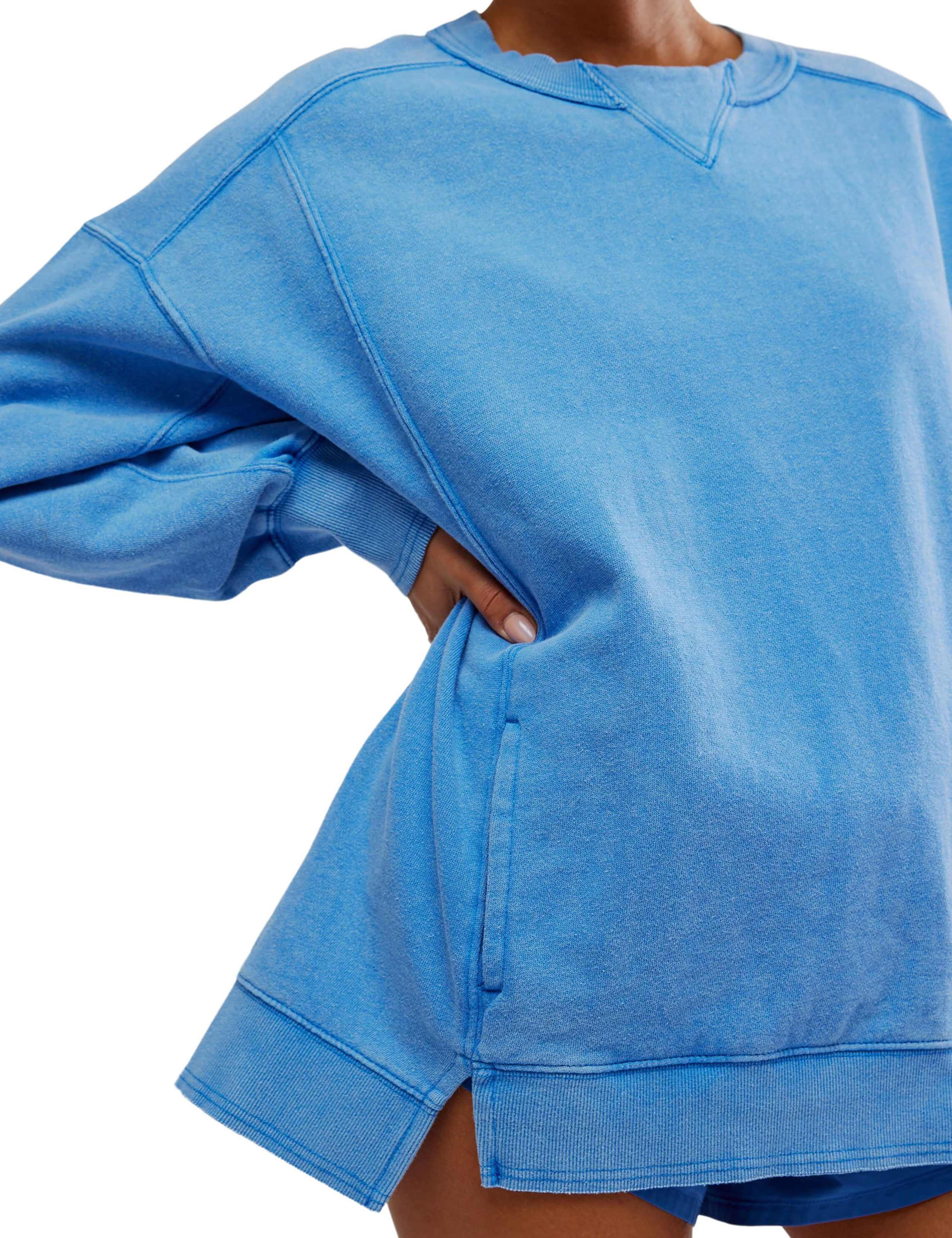 Intercept Cotton Rich Relaxed Sweatshirt 3 of 5