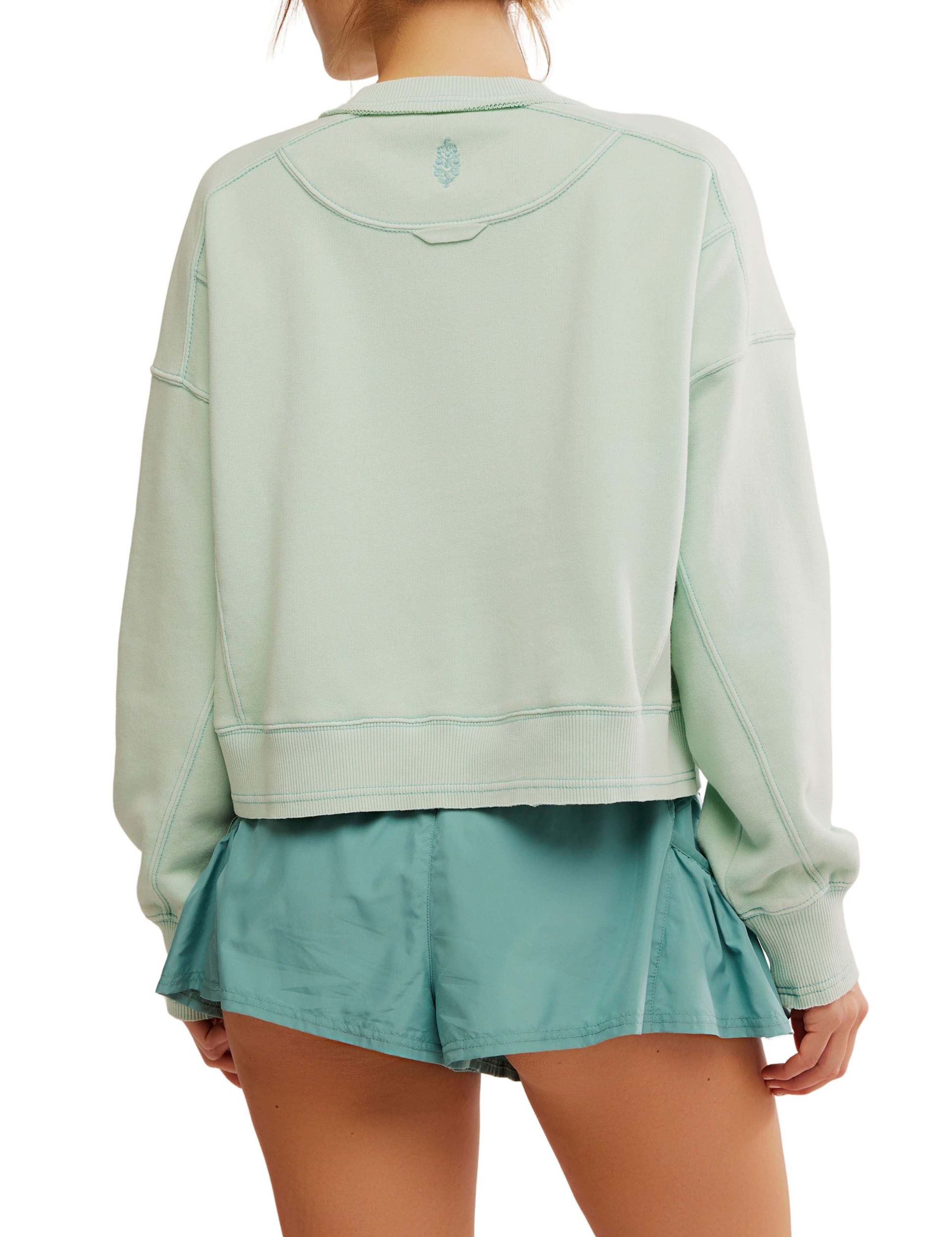 Intercept Cotton Rich Relaxed Sweatshirt 4 of 5