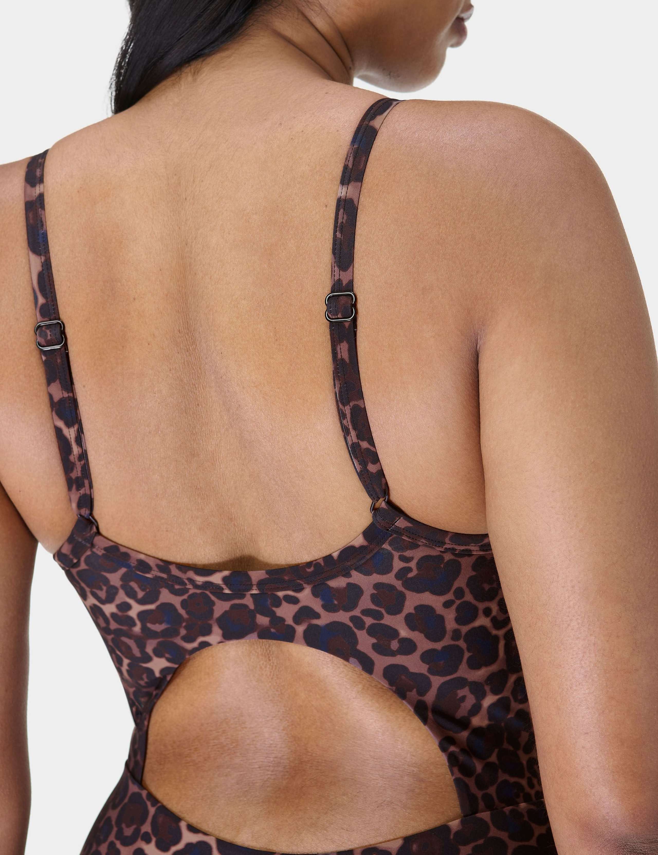 Riviera Animal Print Scoop Neck Swimsuit 5 of 6
