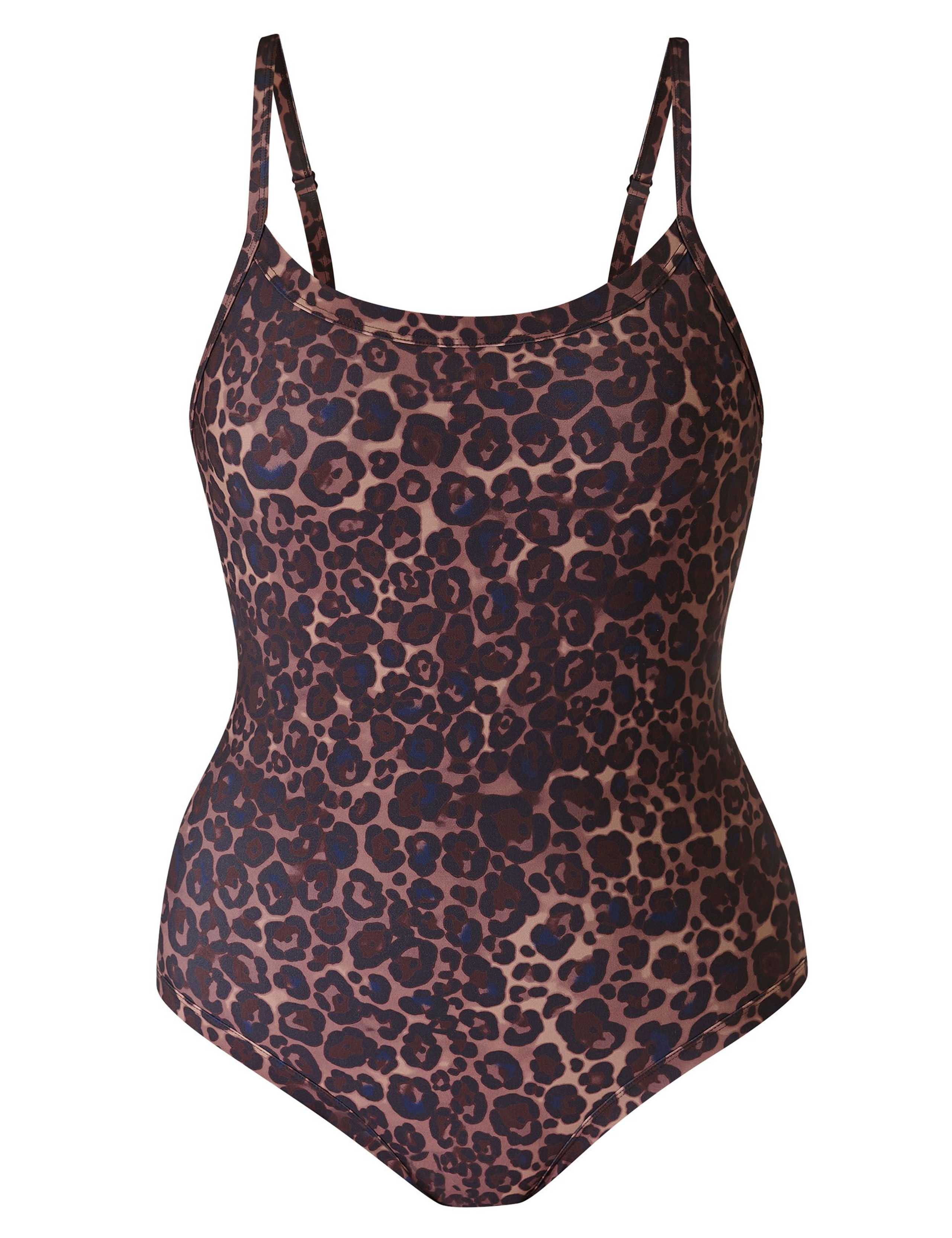 Riviera Animal Print Scoop Neck Swimsuit 2 of 6