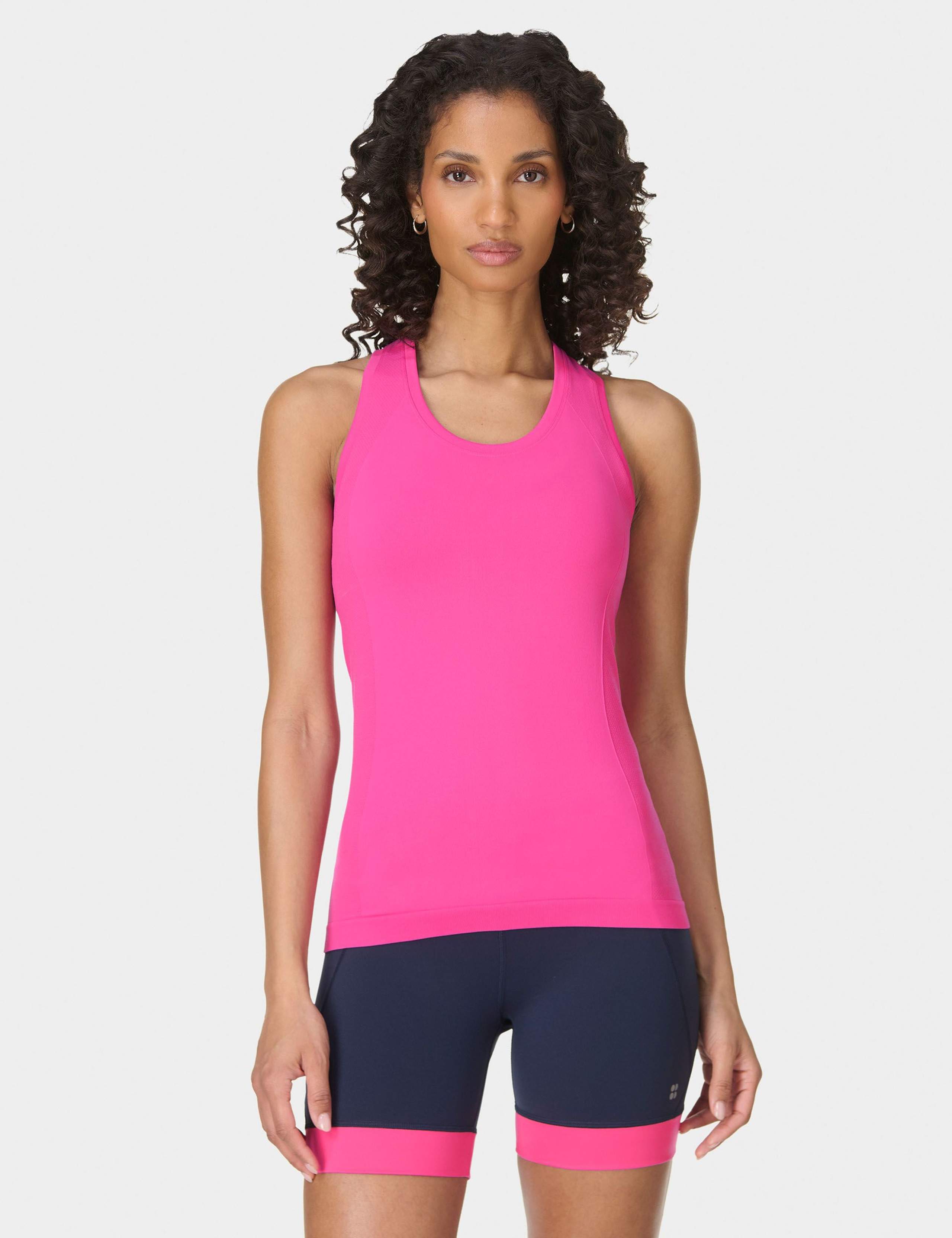 Athlete Seamless Cotton Rich Vest Top 1 of 8