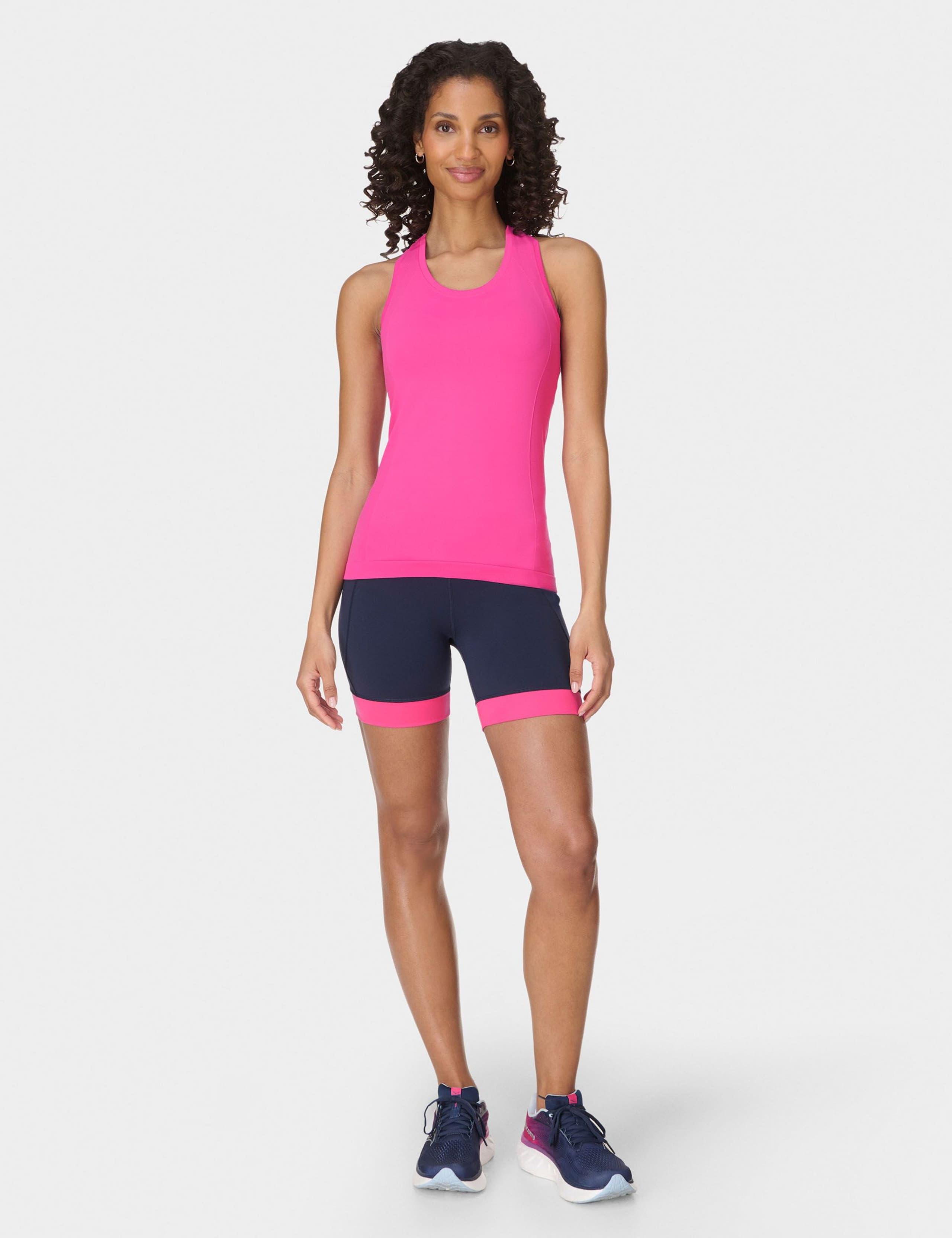 Athlete Seamless Cotton Rich Vest Top 3 of 8