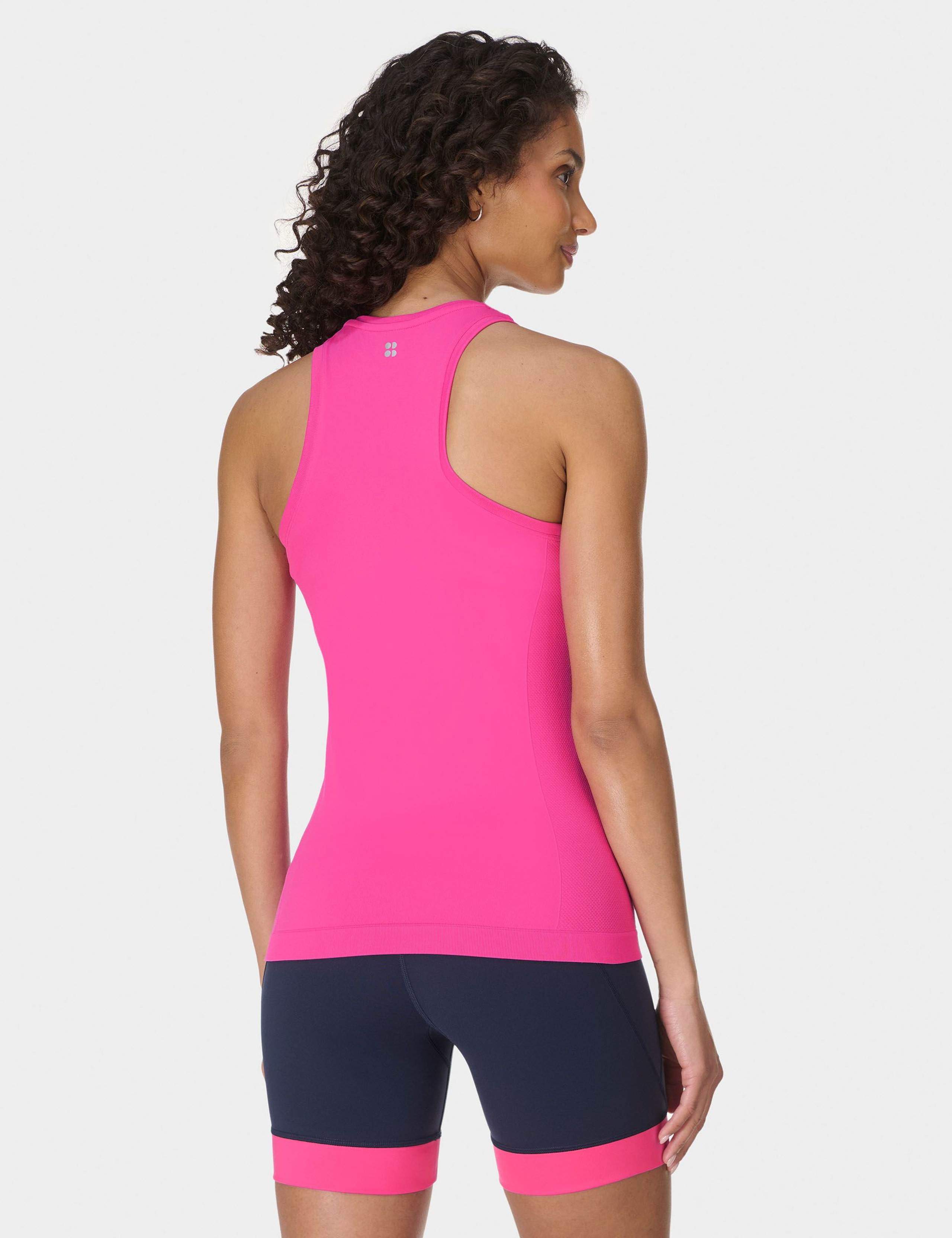 Athlete Seamless Cotton Rich Vest Top 4 of 8