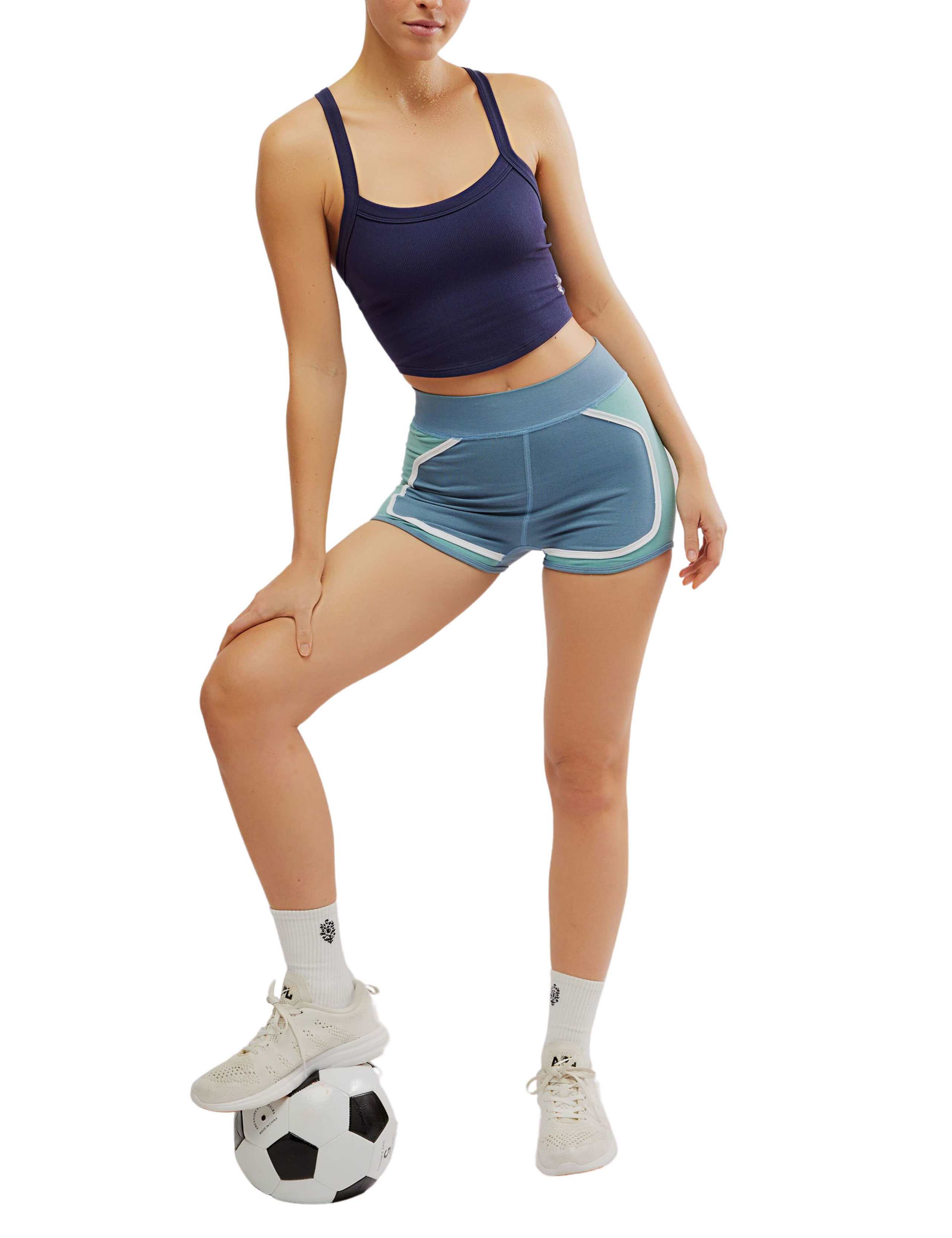 All Clear Cami Solid Fitted Crop Top 2 of 5