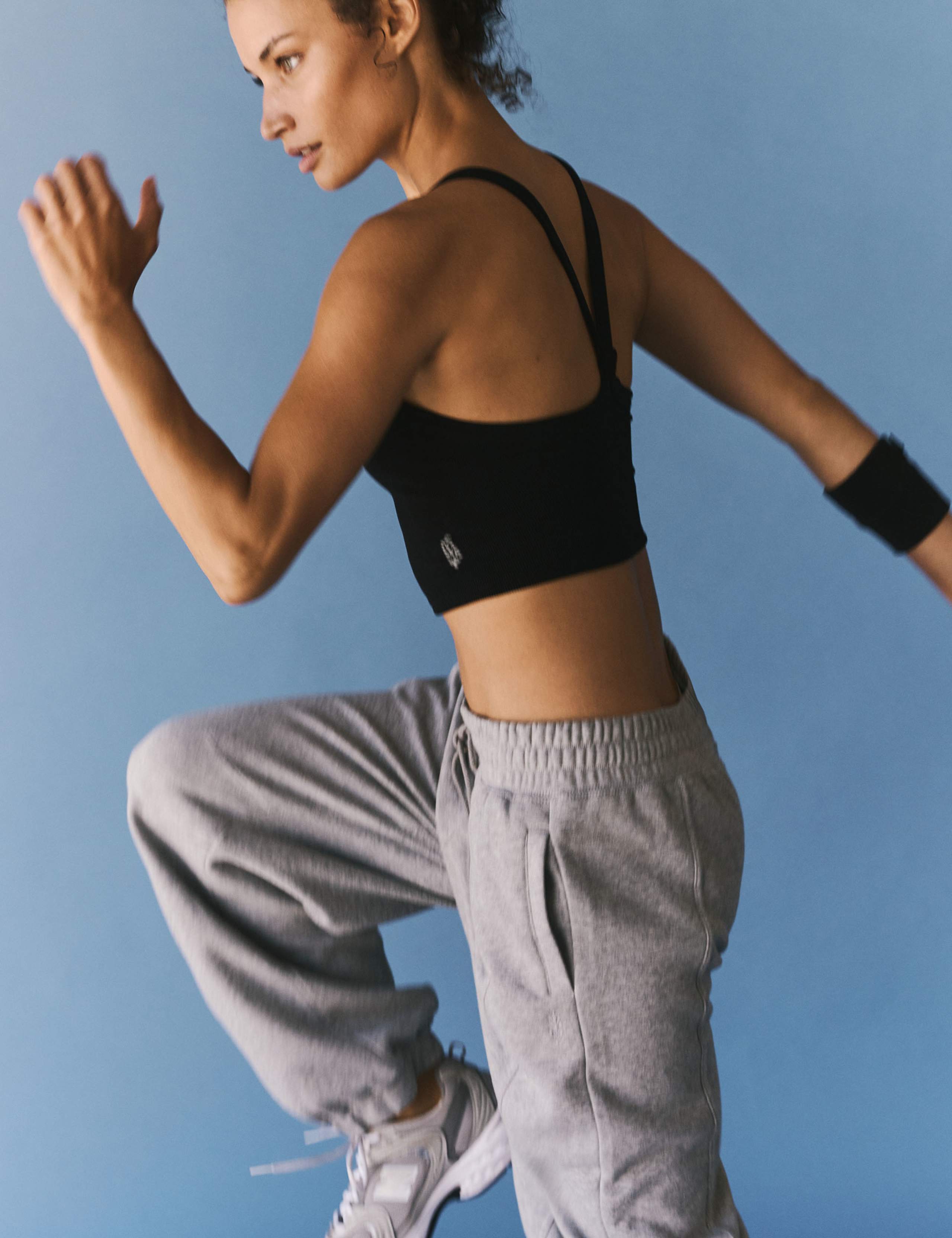 All Clear Cami Solid Fitted Crop Top 3 of 6