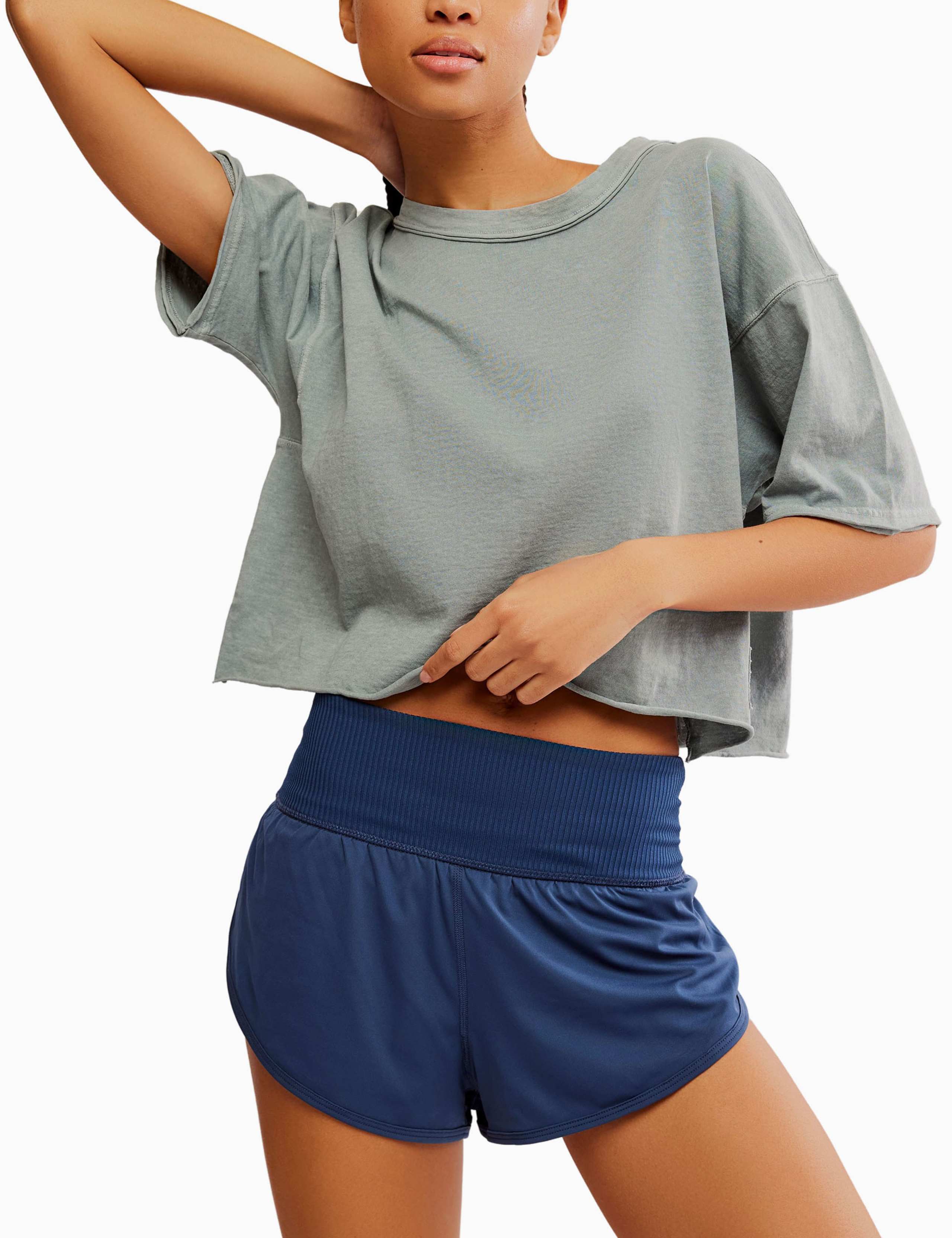 Game Time High Waisted Shorts 1 of 6