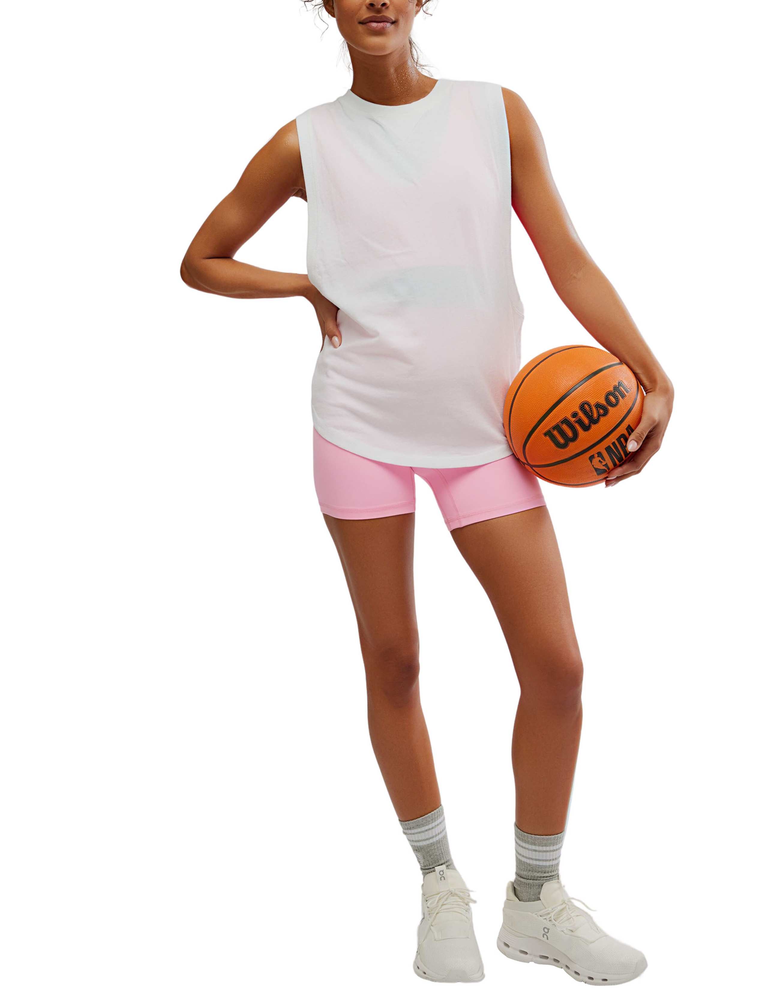 Spin Pure Cotton Crew Neck Relaxed Vest Top 2 of 5