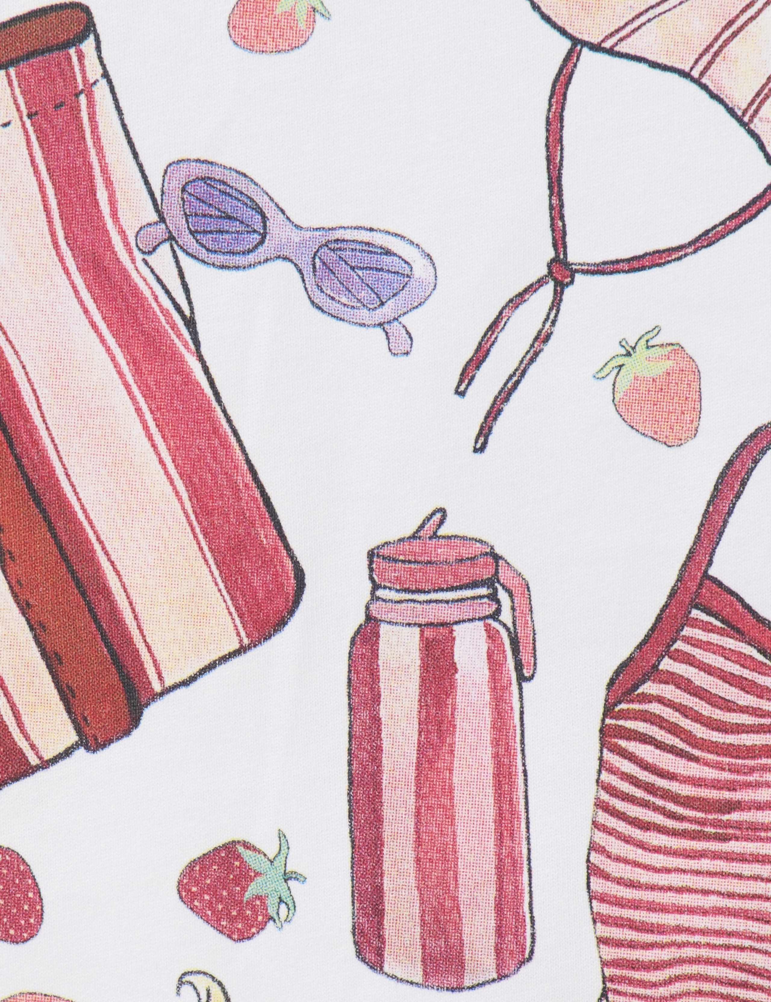 Pure Cotton Holiday Graphic Boxy T-Shirt 5 of 7