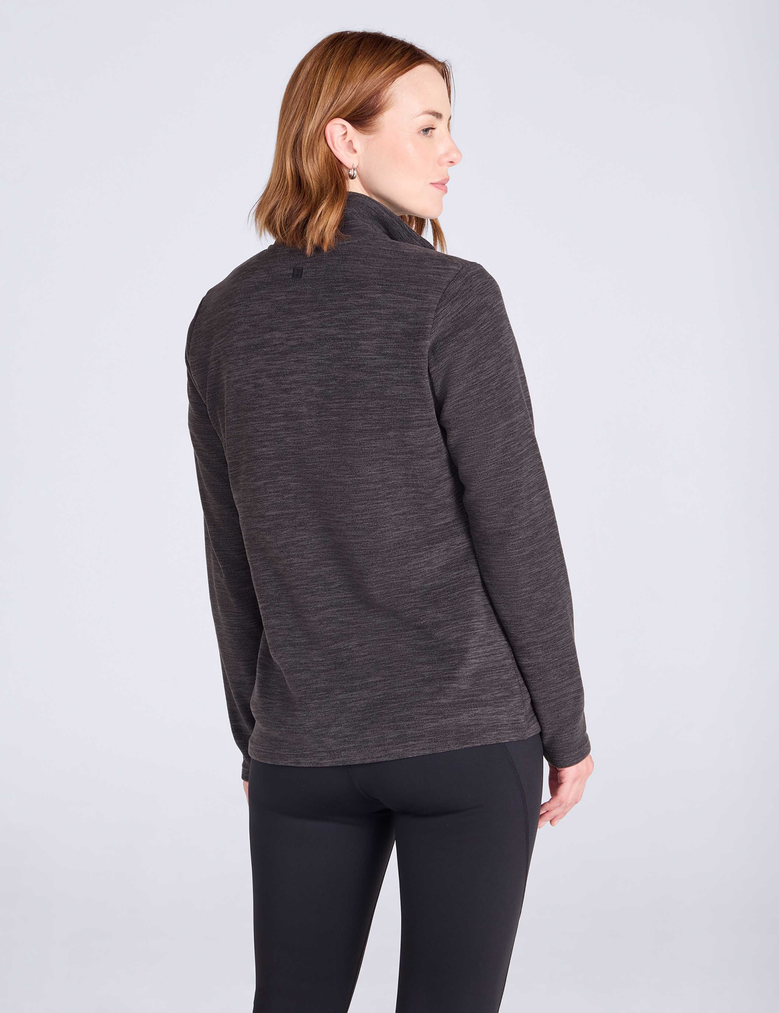 Snowdon Mélange Half Zip Fleece Sweatshirt 4 of 7