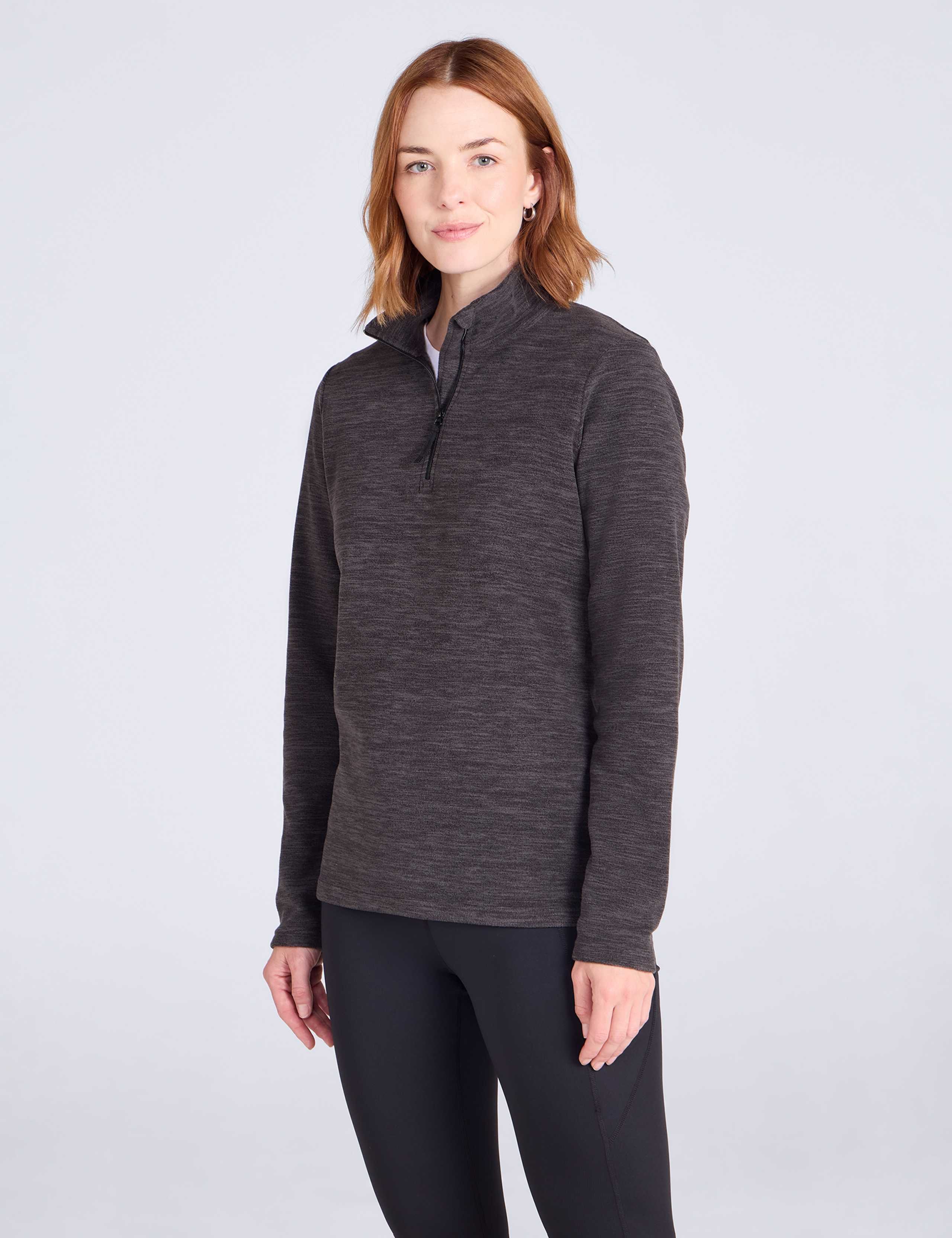 Snowdon Mélange Half Zip Fleece Sweatshirt 5 of 7
