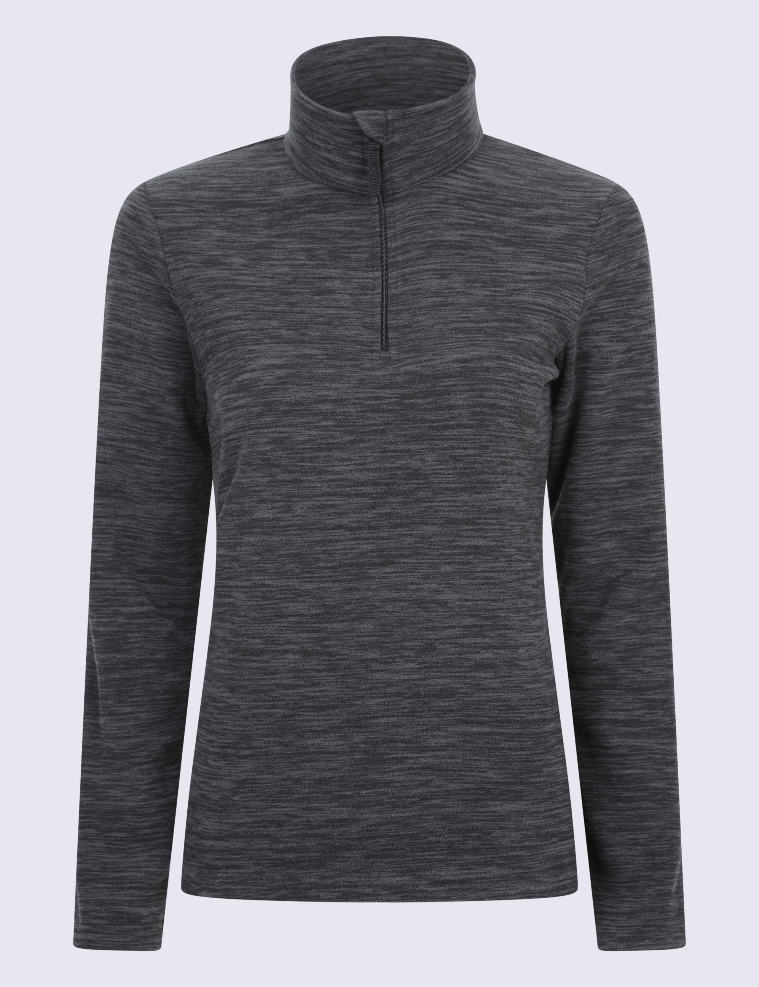 Snowdon Mélange Half Zip Fleece Sweatshirt 2 of 7