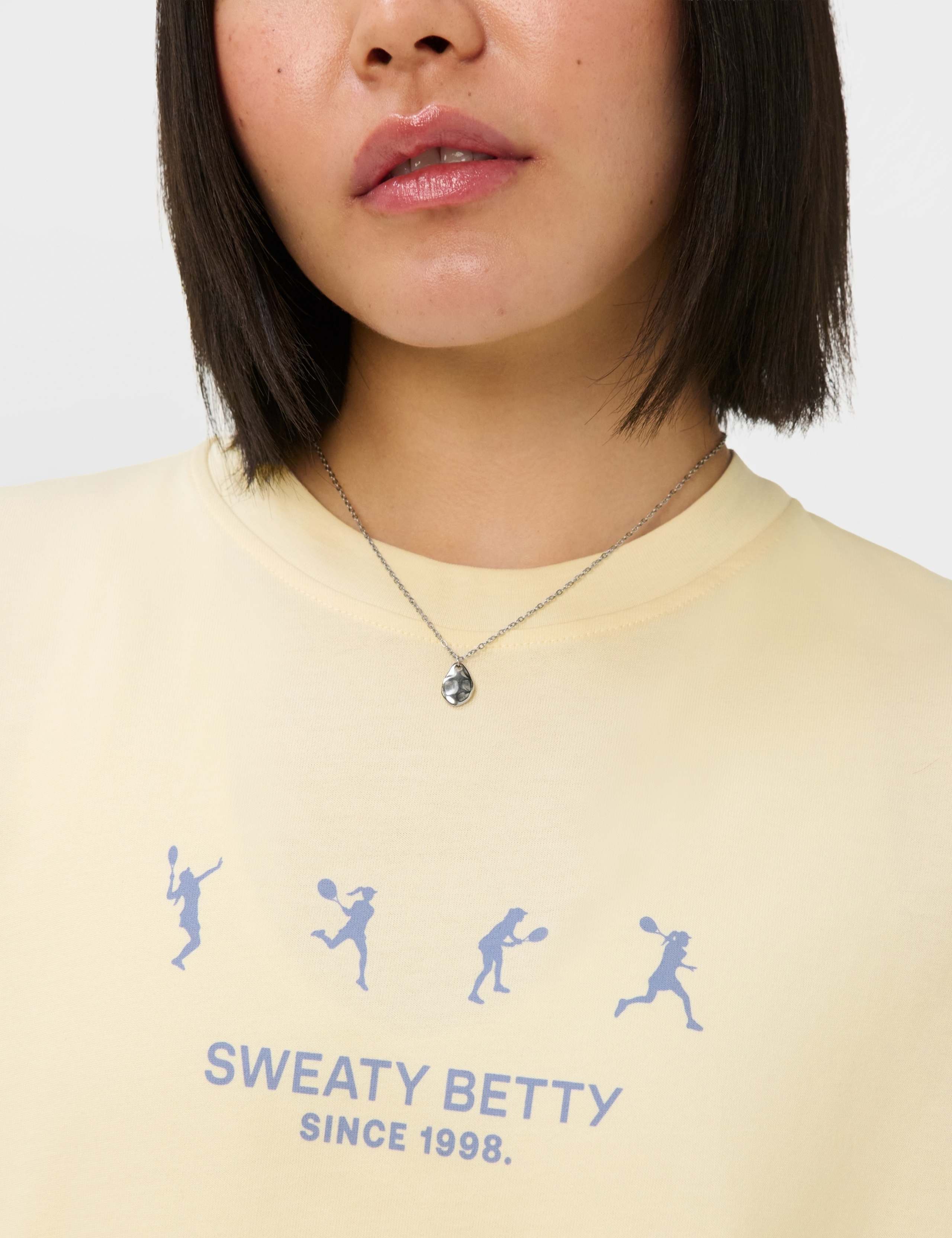 Pure Cotton Tennis Graphic T-Shirt 6 of 8