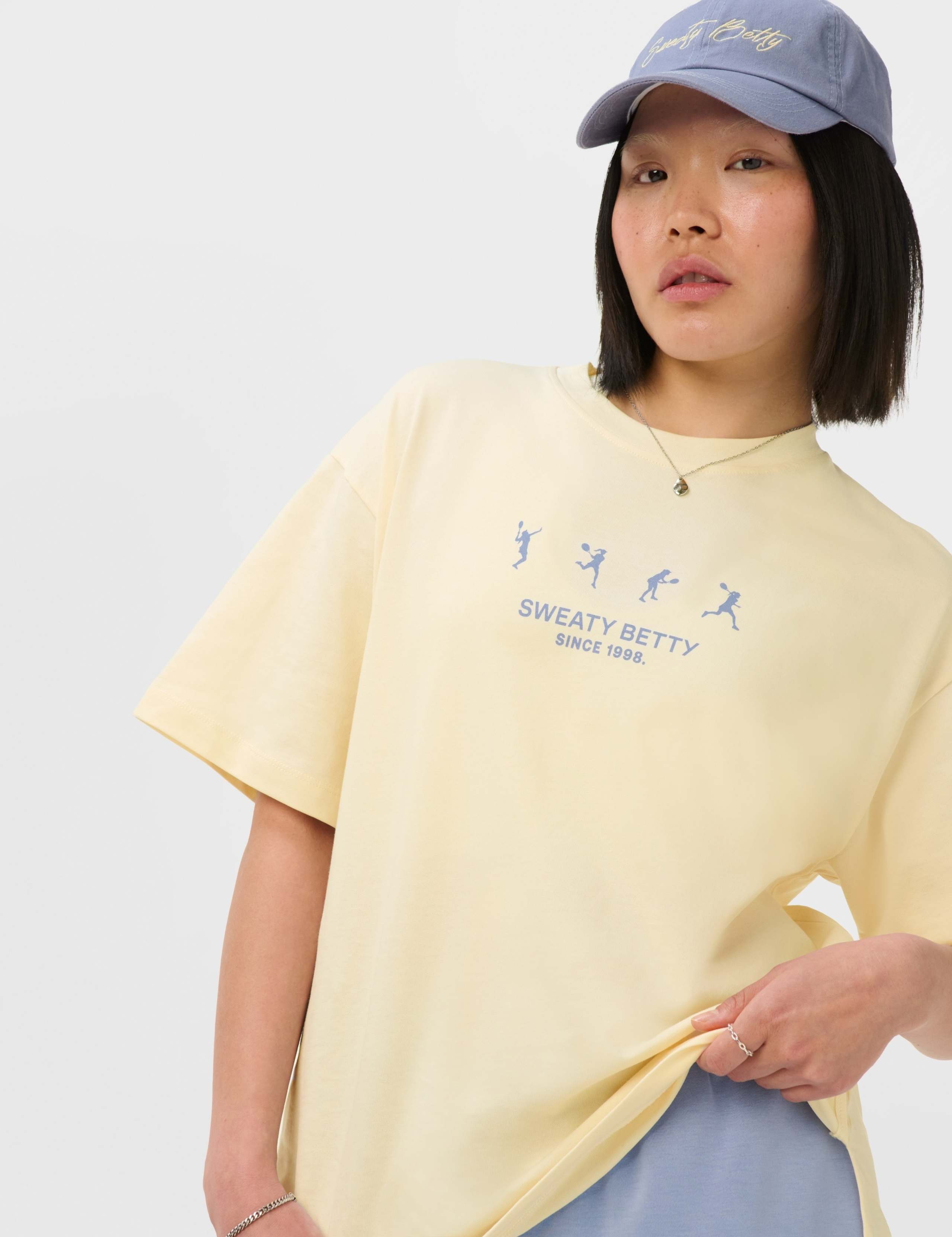 Pure Cotton Tennis Graphic T-Shirt 8 of 8
