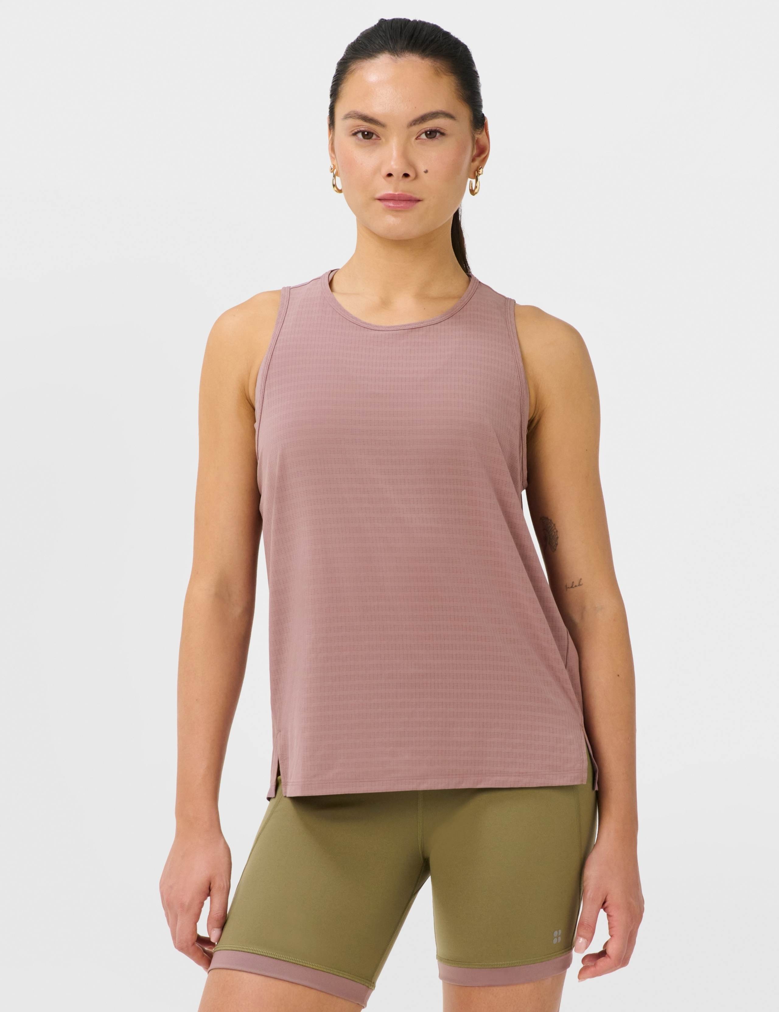 Ultimate Train Rib Round Neck Vest Top 1 of 8