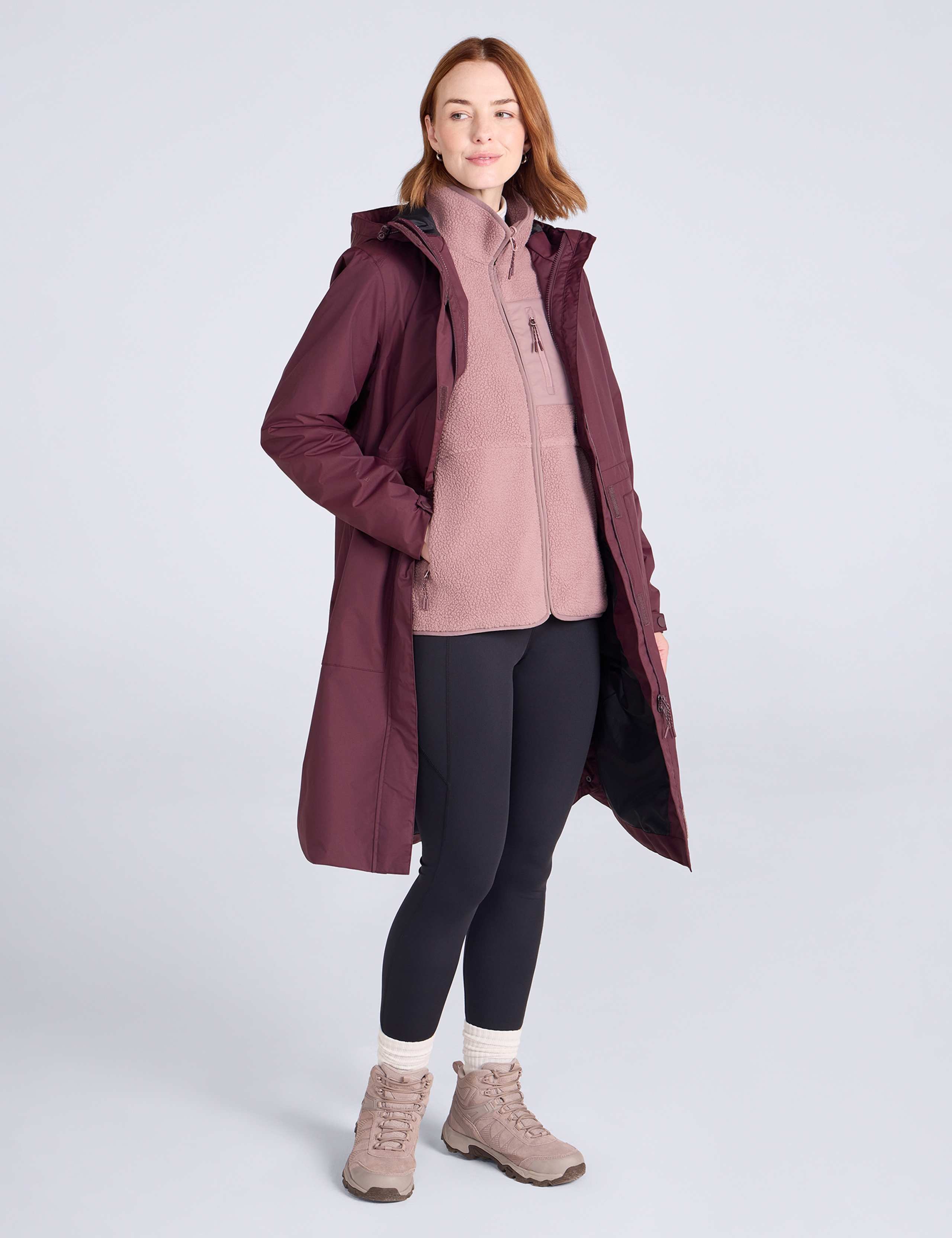 Hannah 3 in 1 Borg Sports Jacket 5 of 11