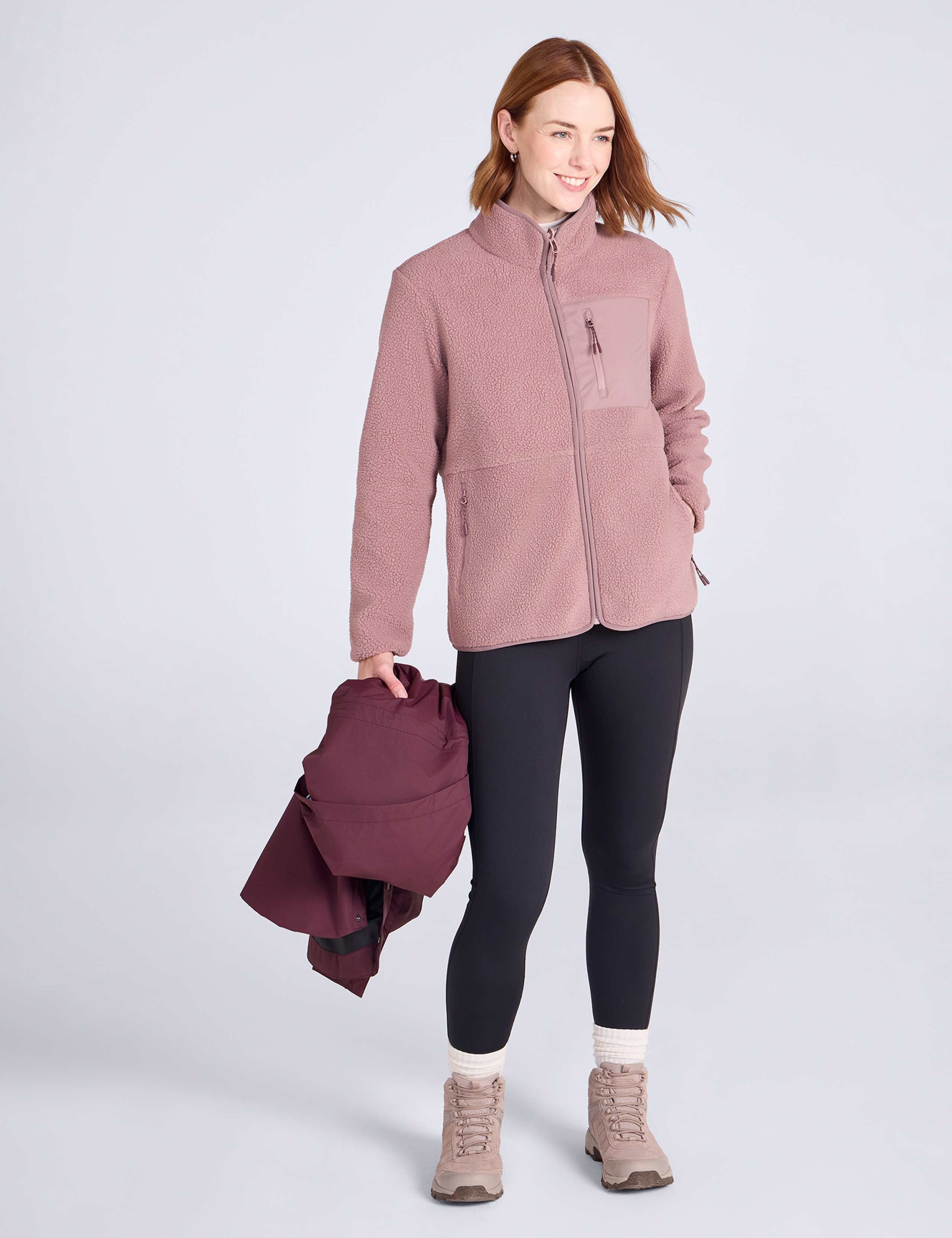 Hannah 3 in 1 Borg Sports Jacket 8 of 11