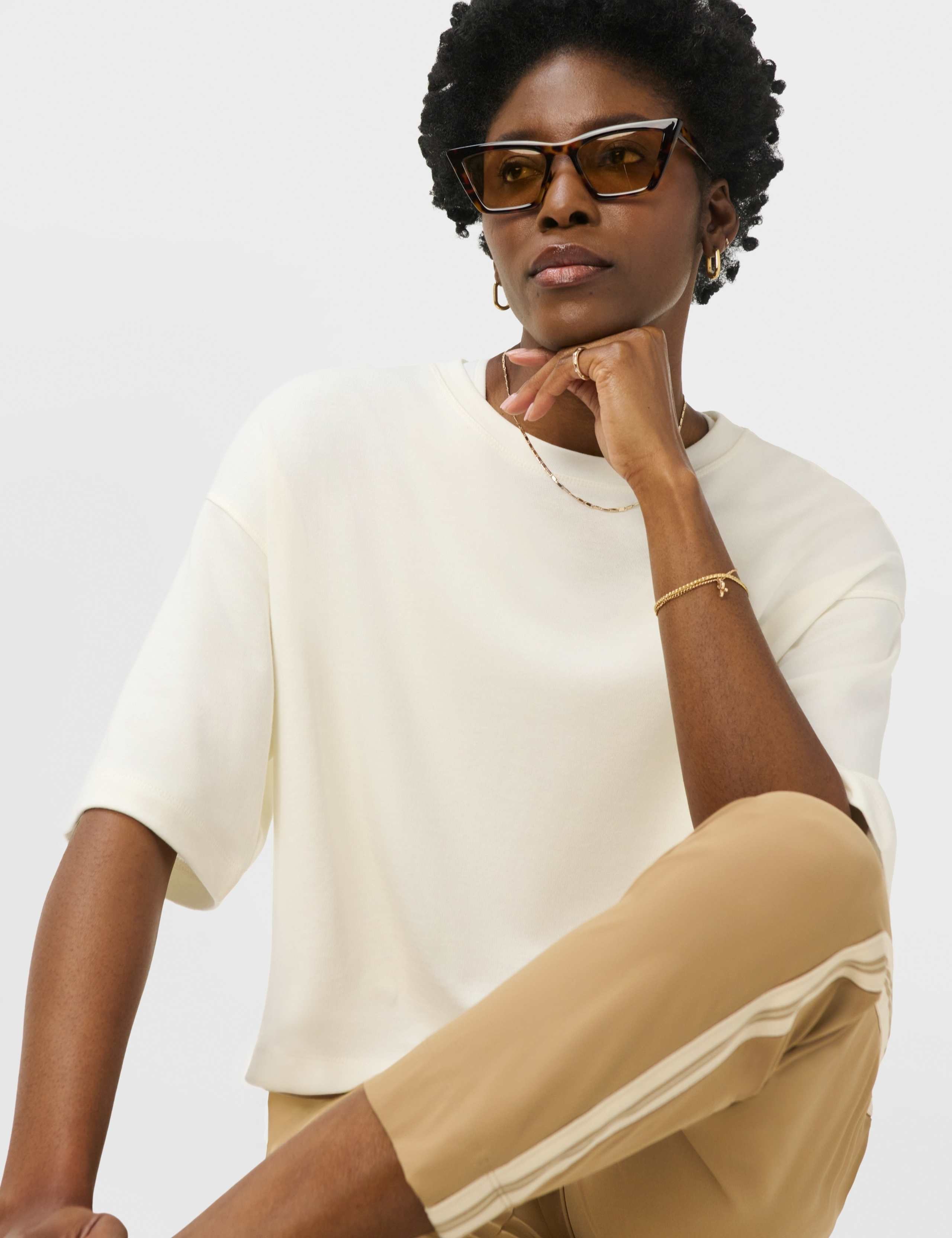After Class Modal Blend Cropped Sweatshirt 7 of 7