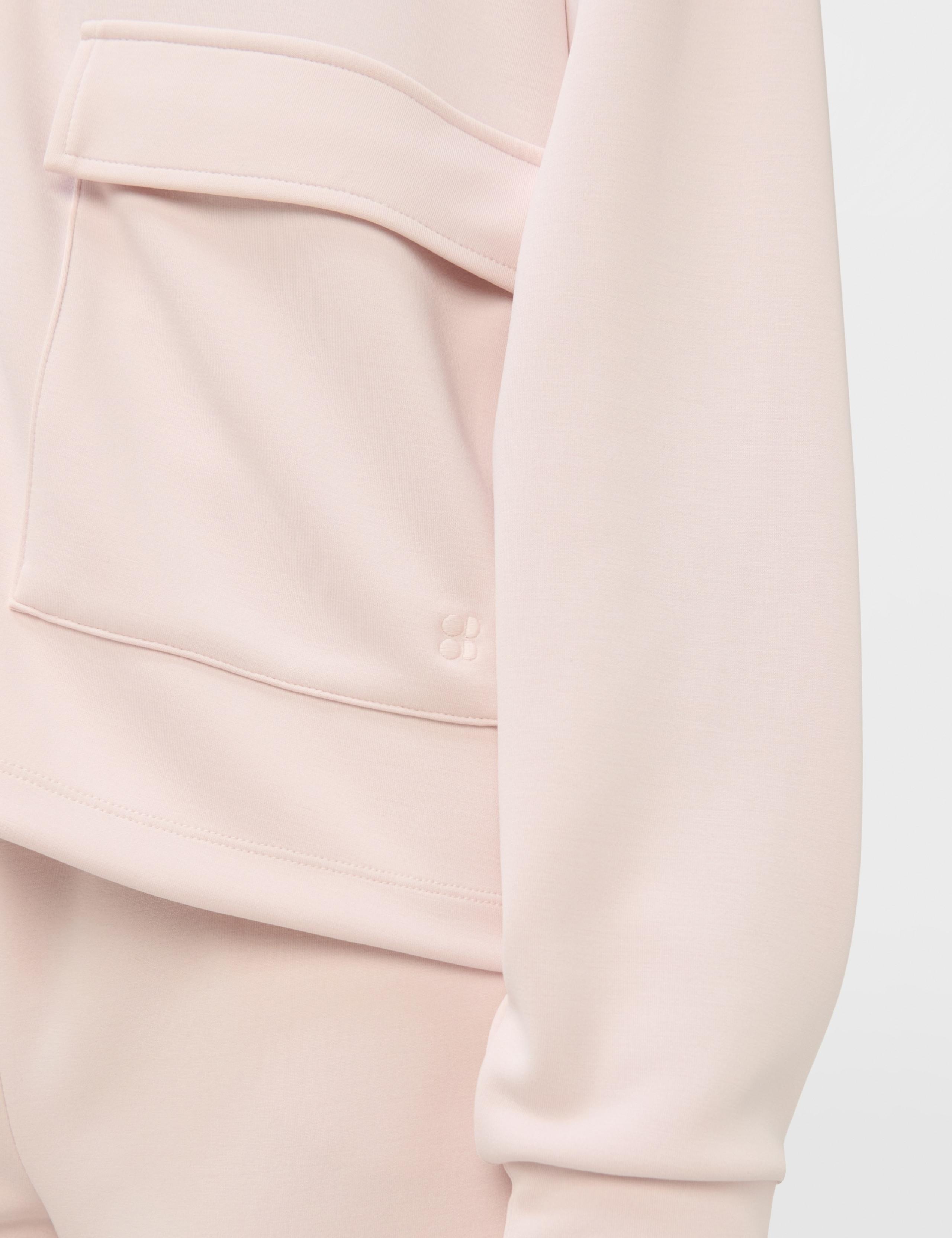 Sand Wash Modal Blend Cropped Hoodie 6 of 7