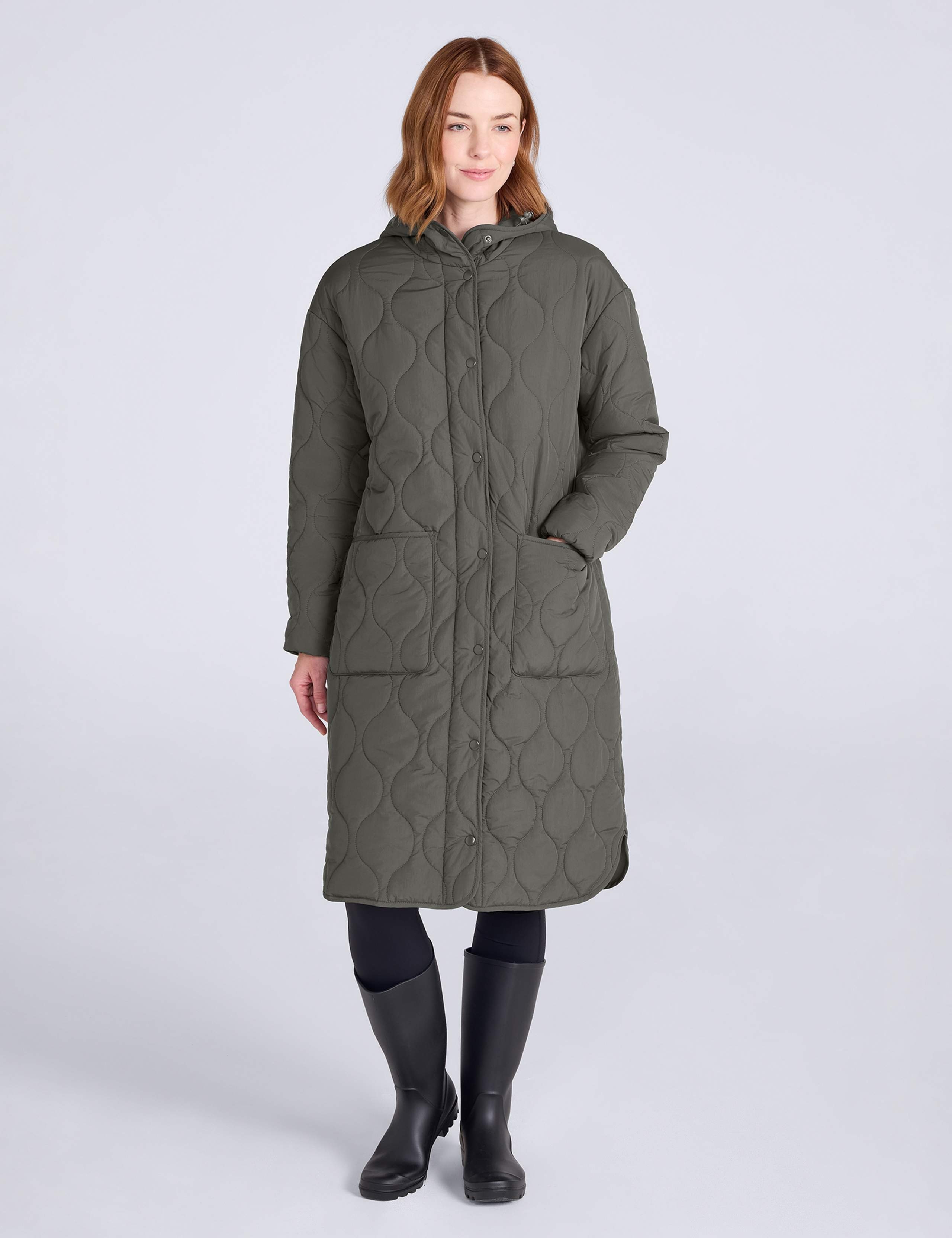 Padded Hooded Longline Jacket 5 of 7