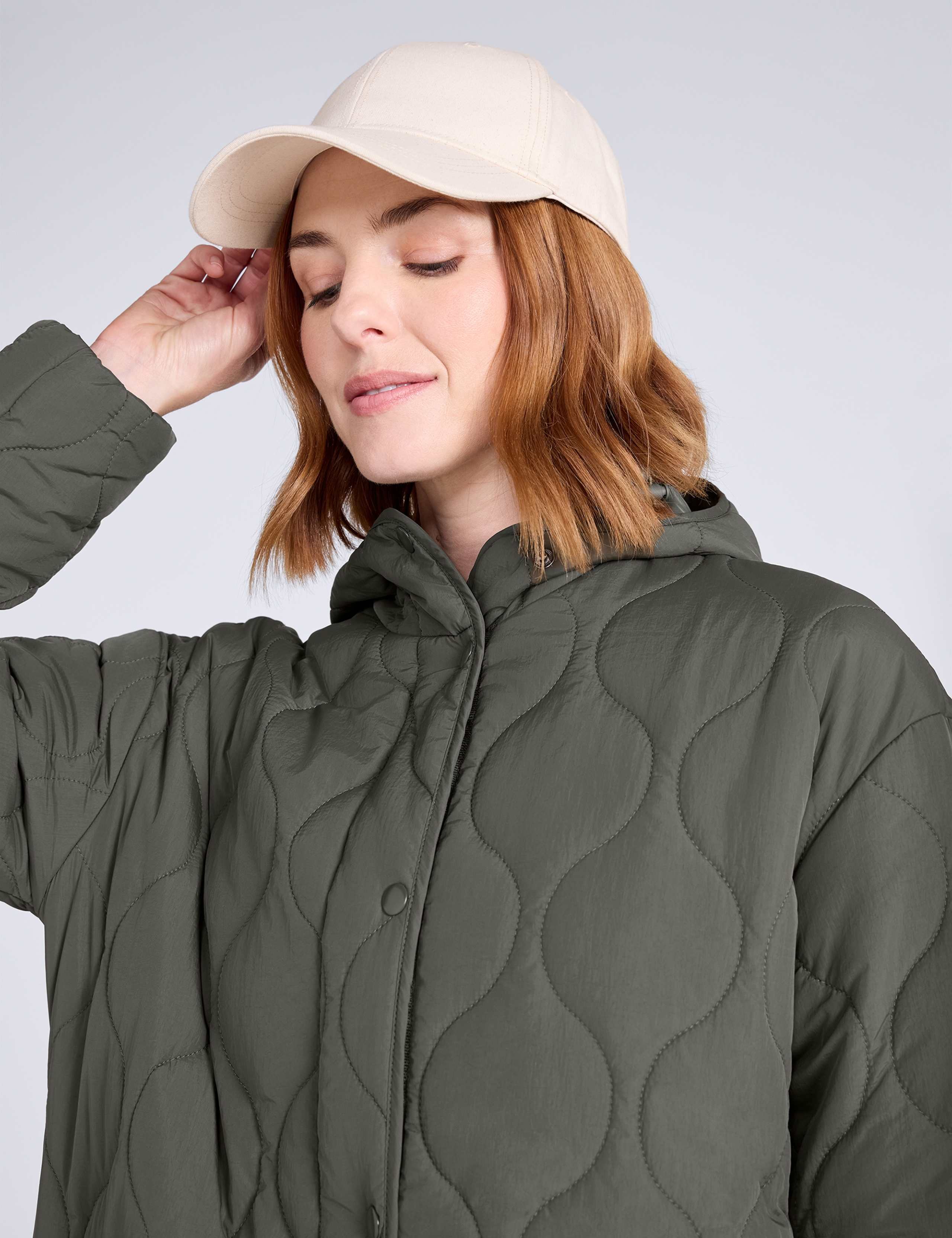 Padded Hooded Longline Jacket 6 of 7