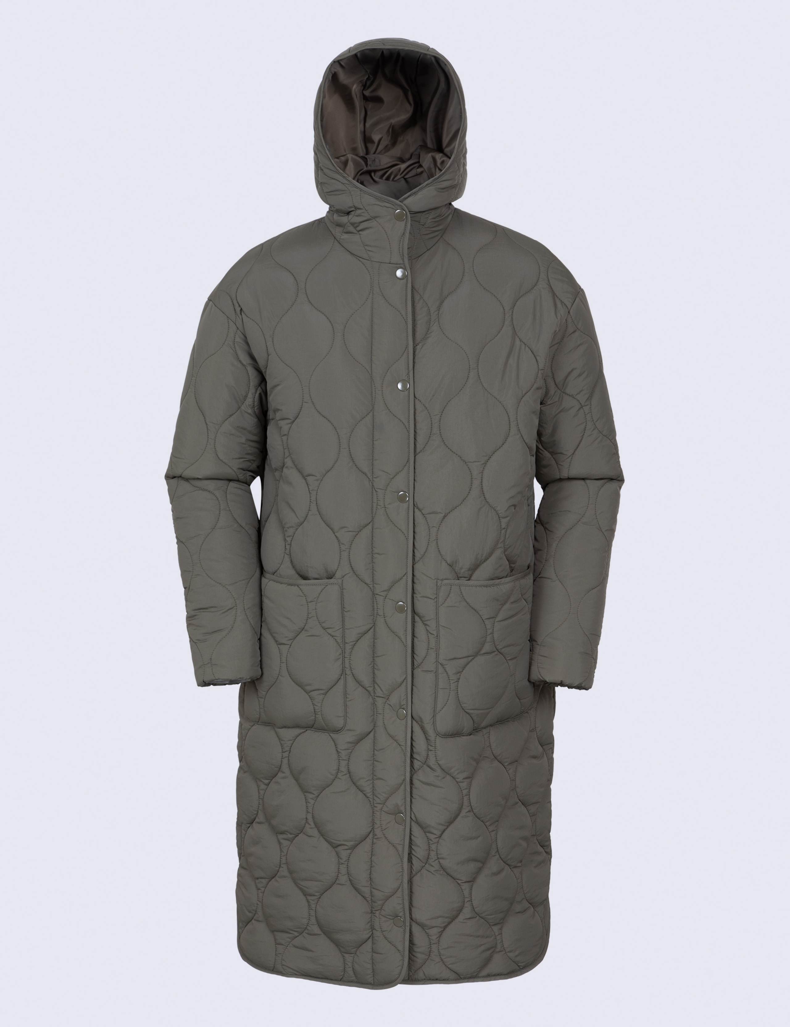 Padded Hooded Longline Jacket 2 of 7