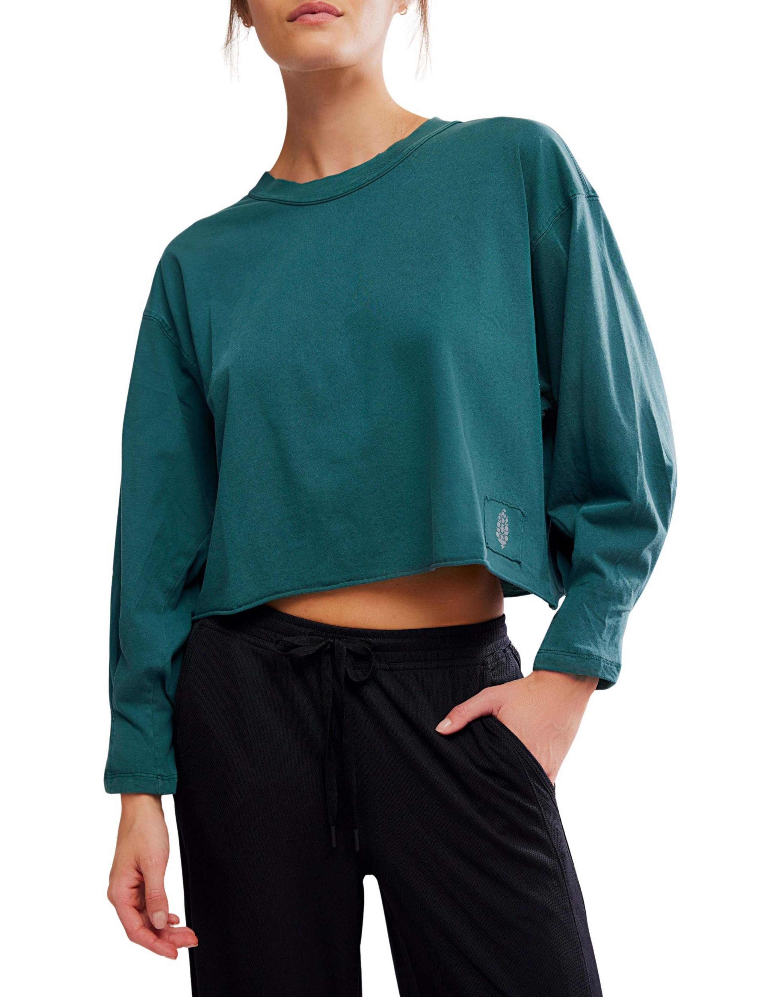 Inspire Layer Pure Cotton Crew Neck Top 1 of 6
