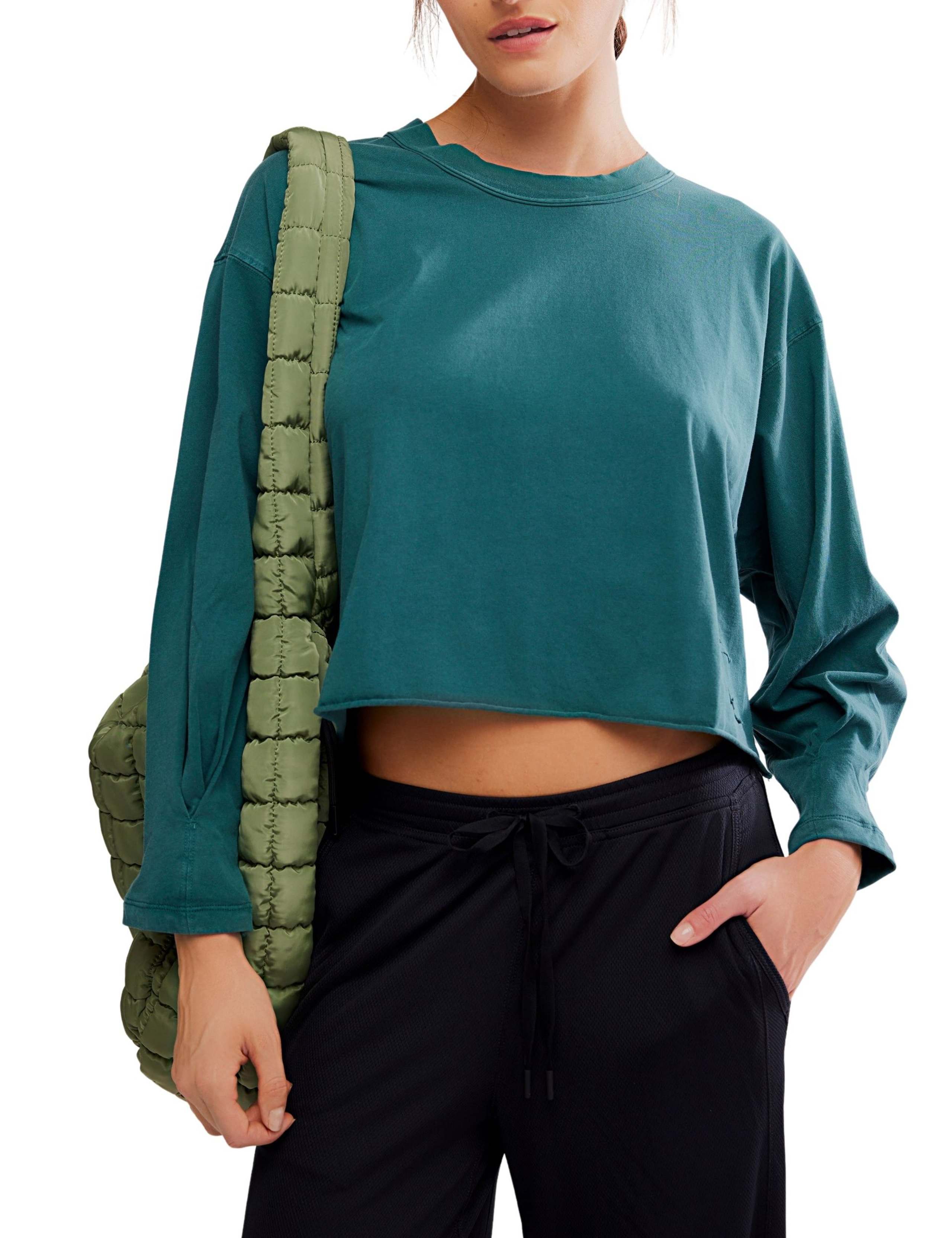 Inspire Layer Pure Cotton Crew Neck Top 2 of 6