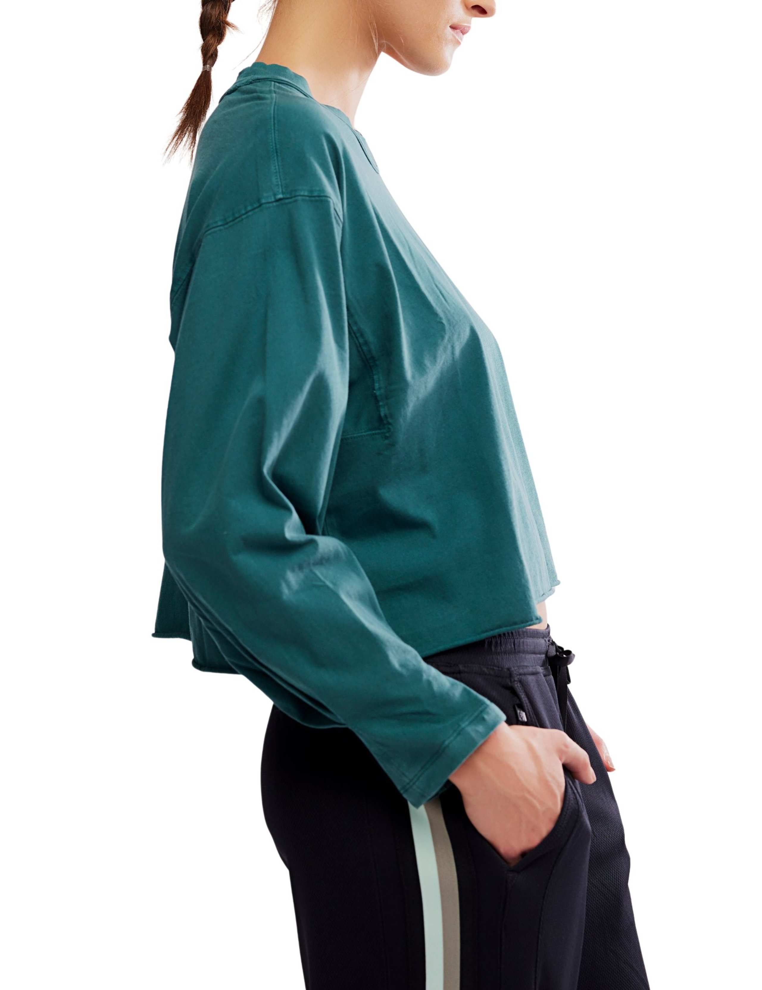 Inspire Layer Pure Cotton Crew Neck Top 5 of 6